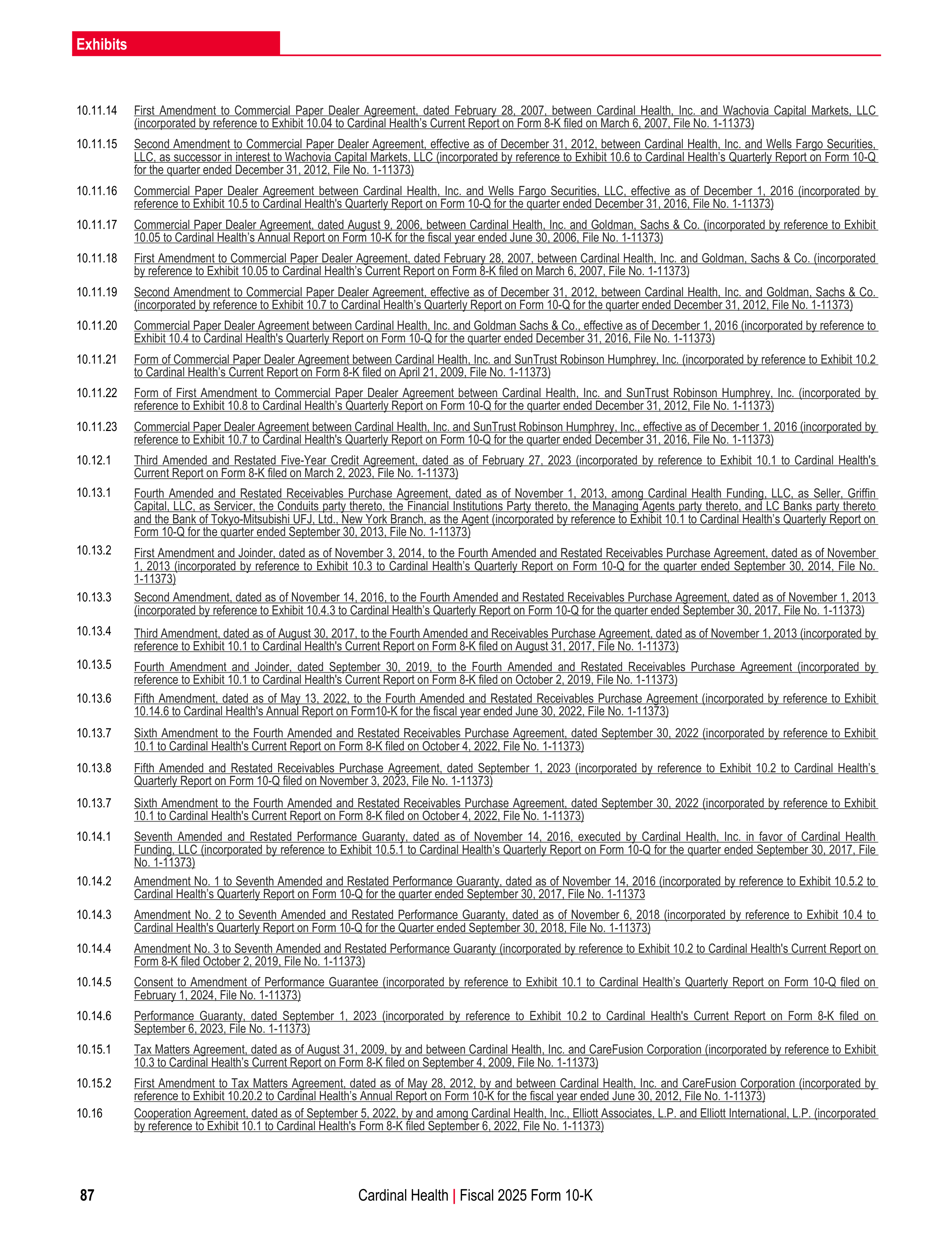 Cardinal Health Annual Report — page 94