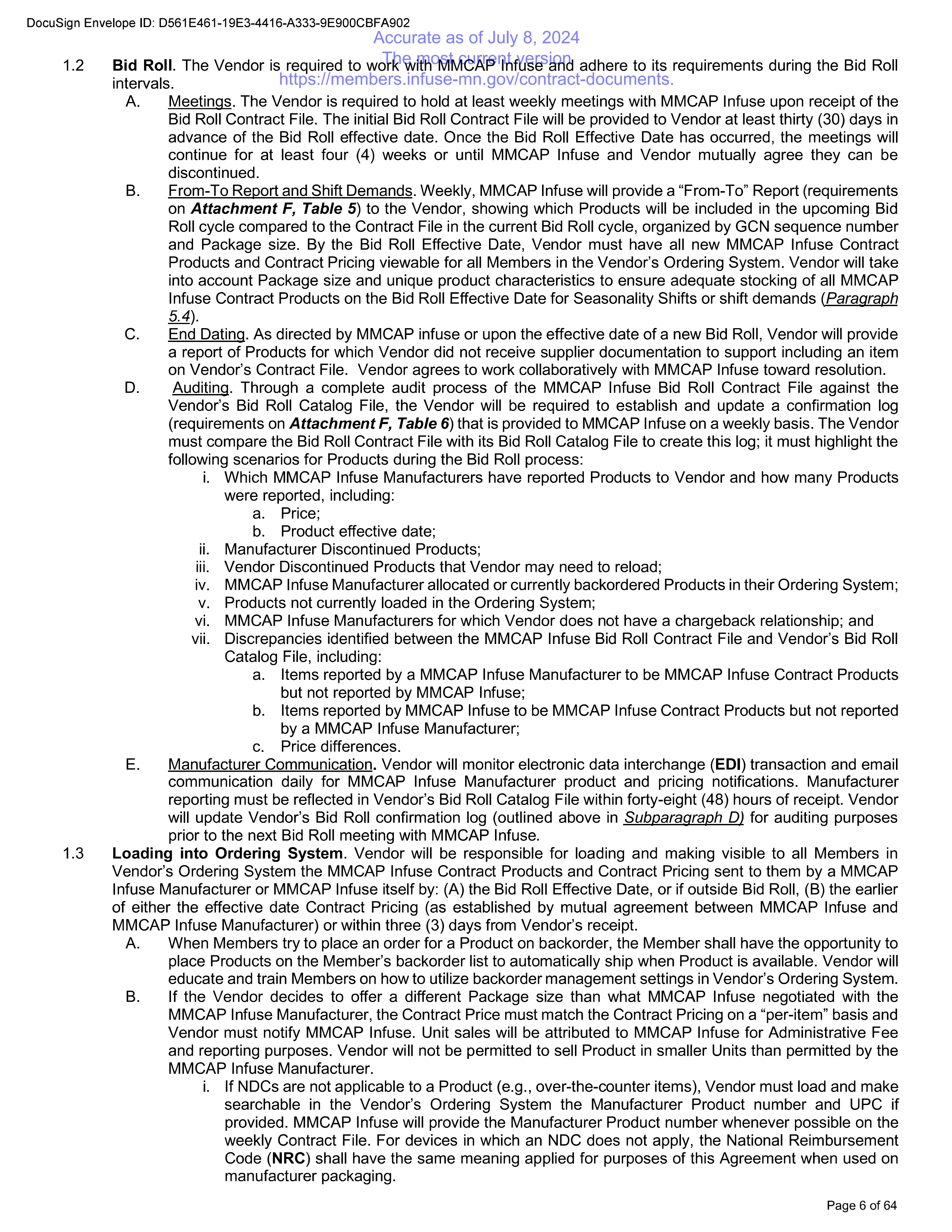 Cardinal Health Contract Change — page 17