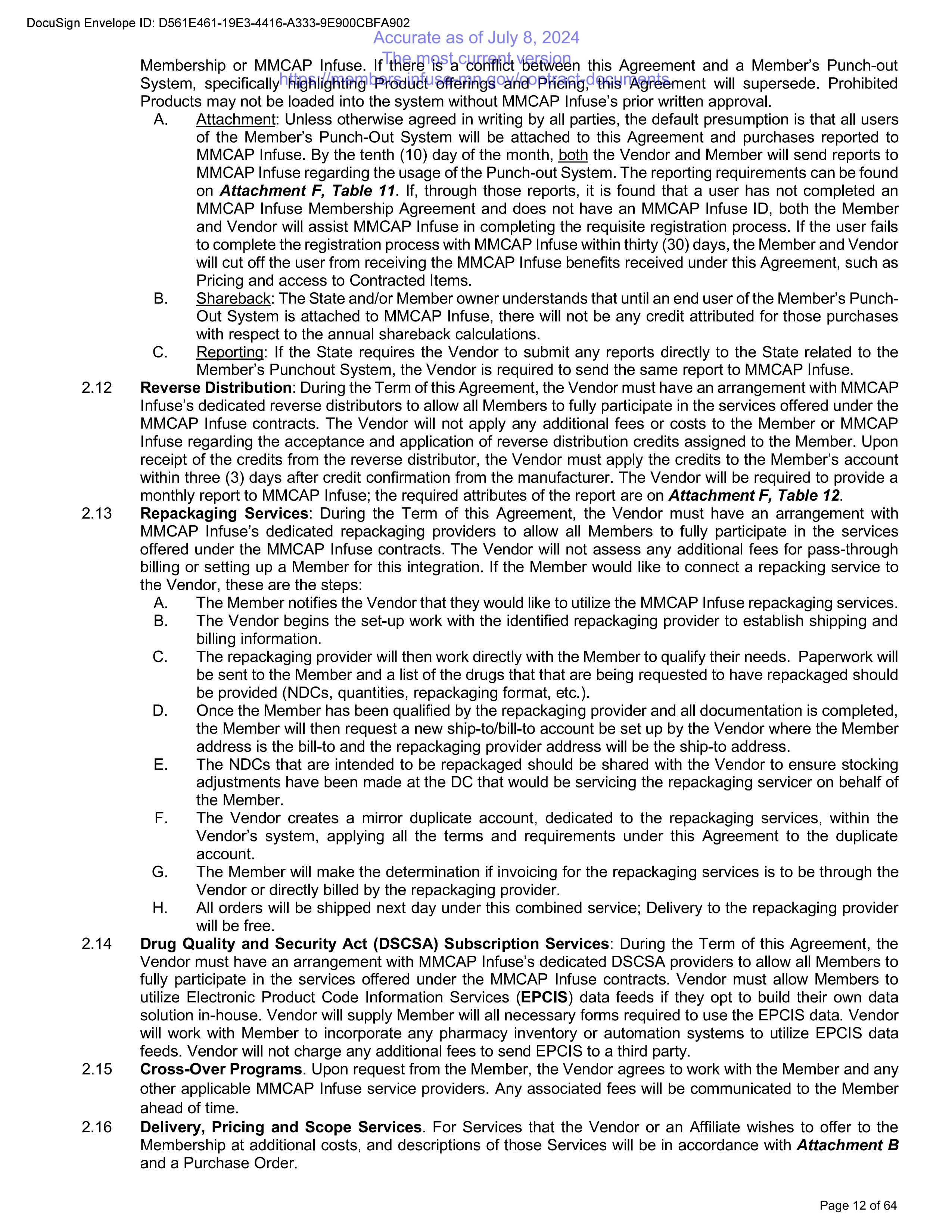 Cardinal Health Contract Change — page 23