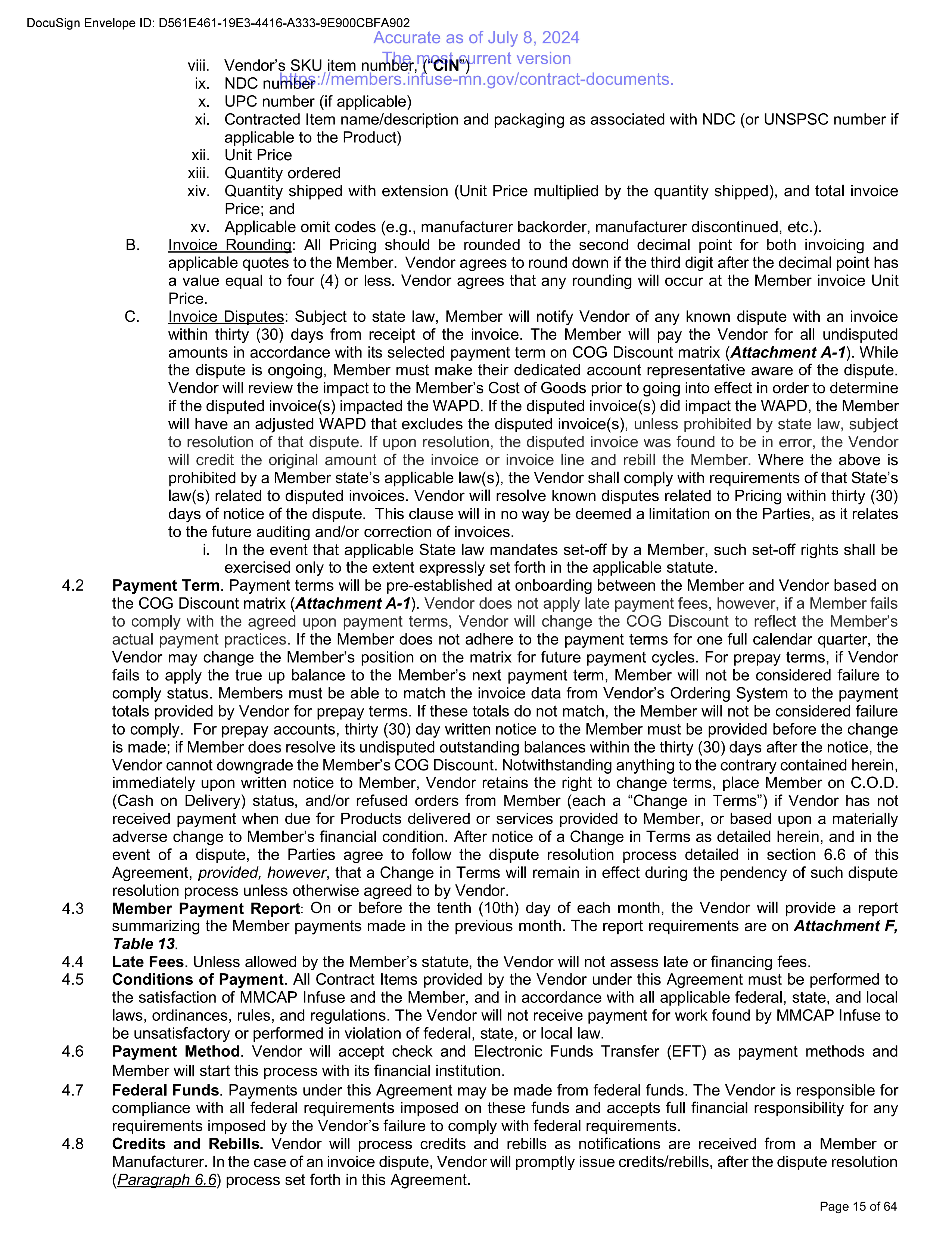 Cardinal Health Contract Change — page 26
