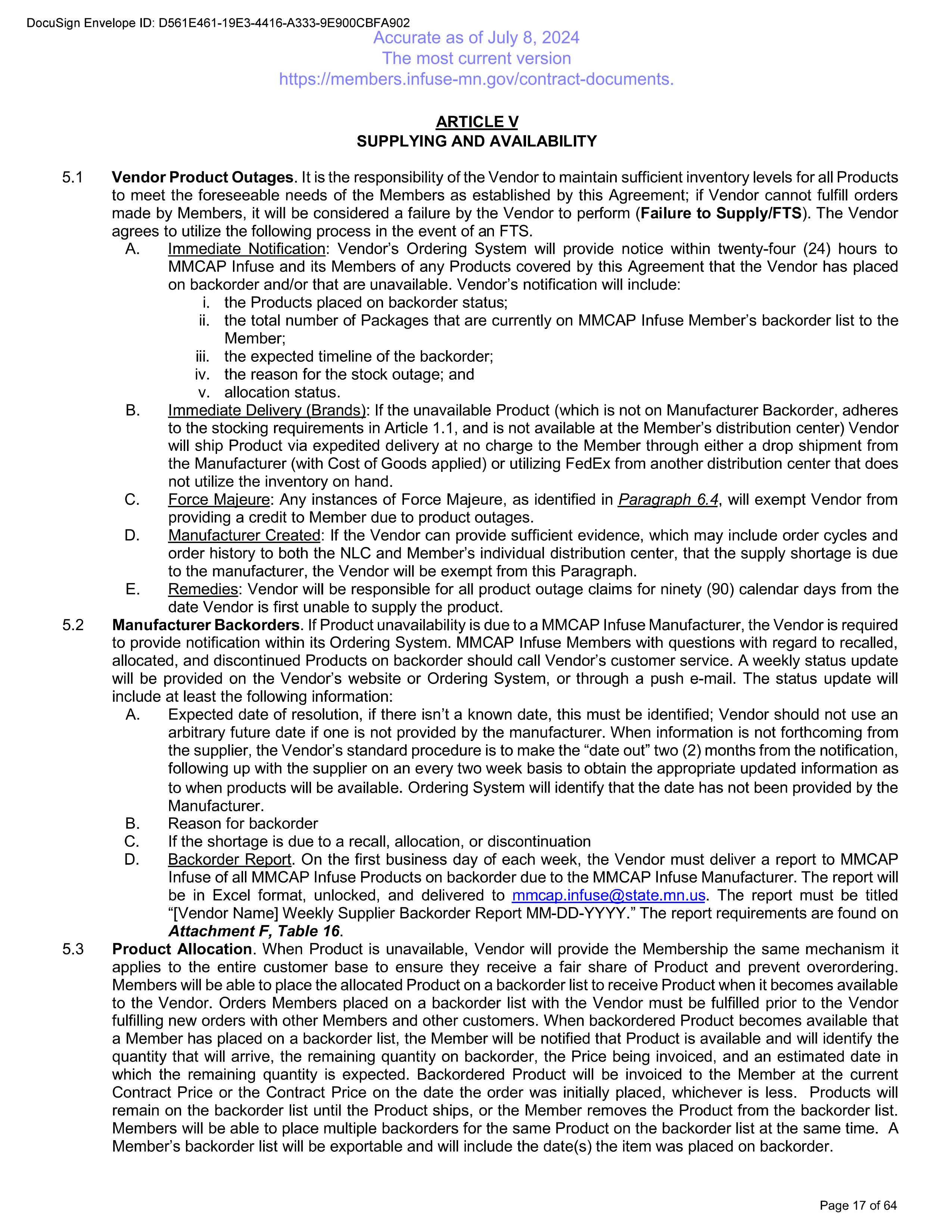 Cardinal Health Contract Change — page 28