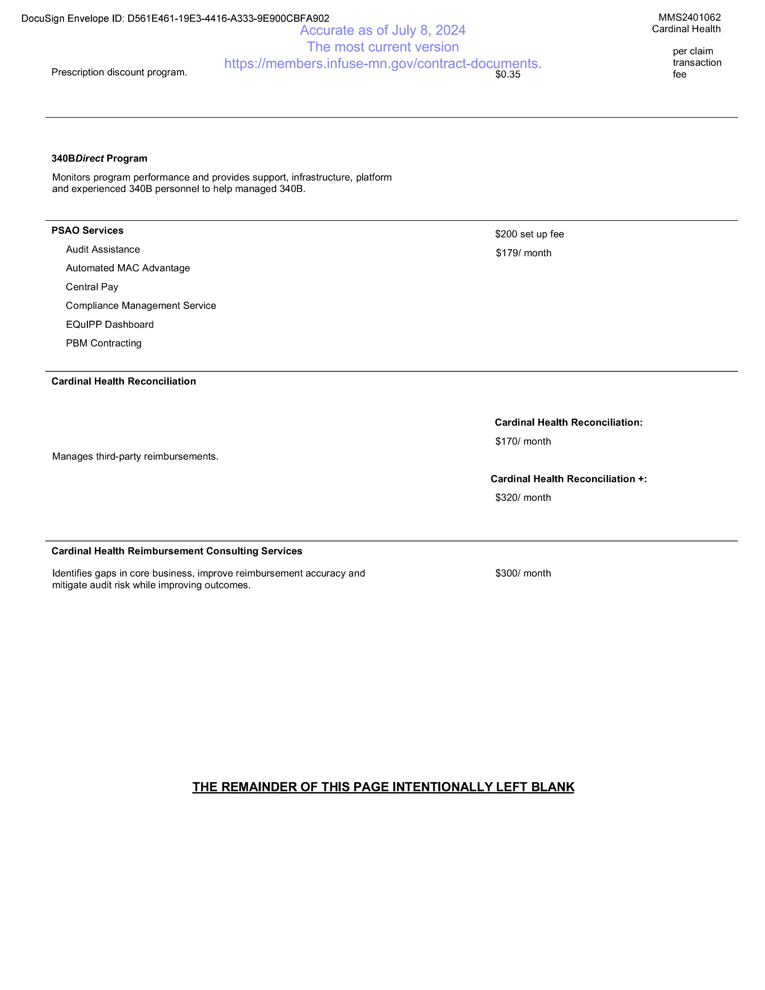 Cardinal Health Contract Change — page 53