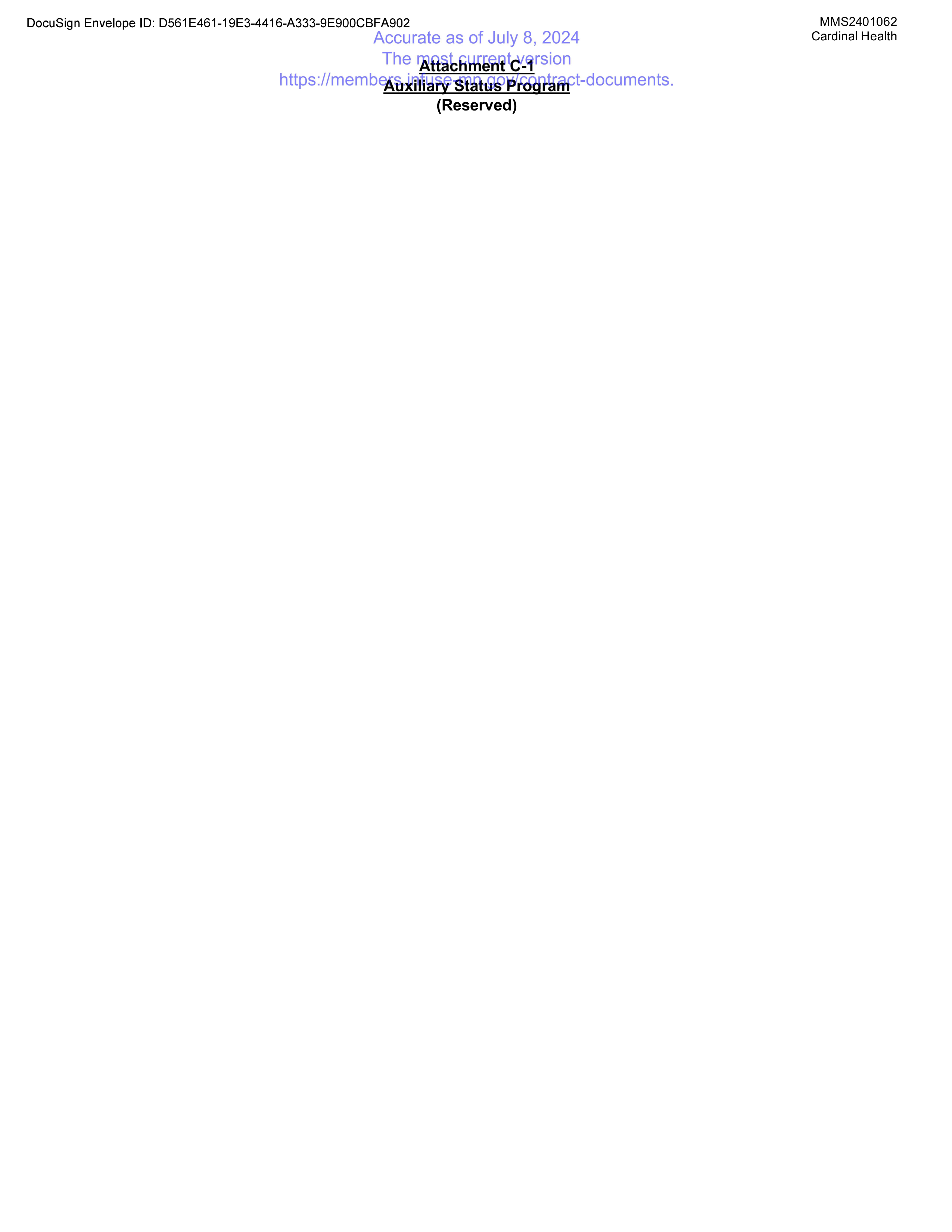 Cardinal Health Contract Change — page 54