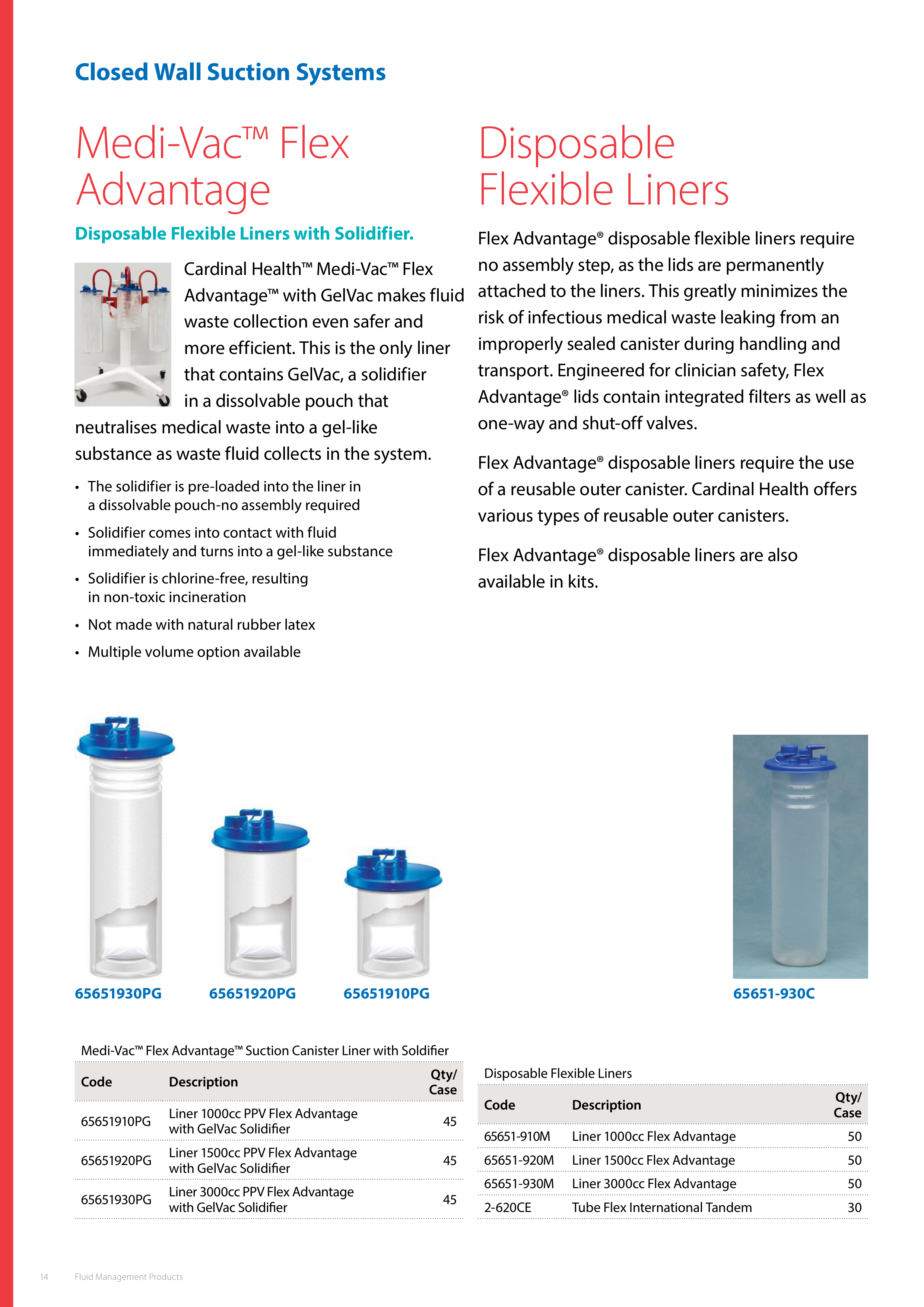 Cardinal Health Fluid Management Suction Brochure — page 14