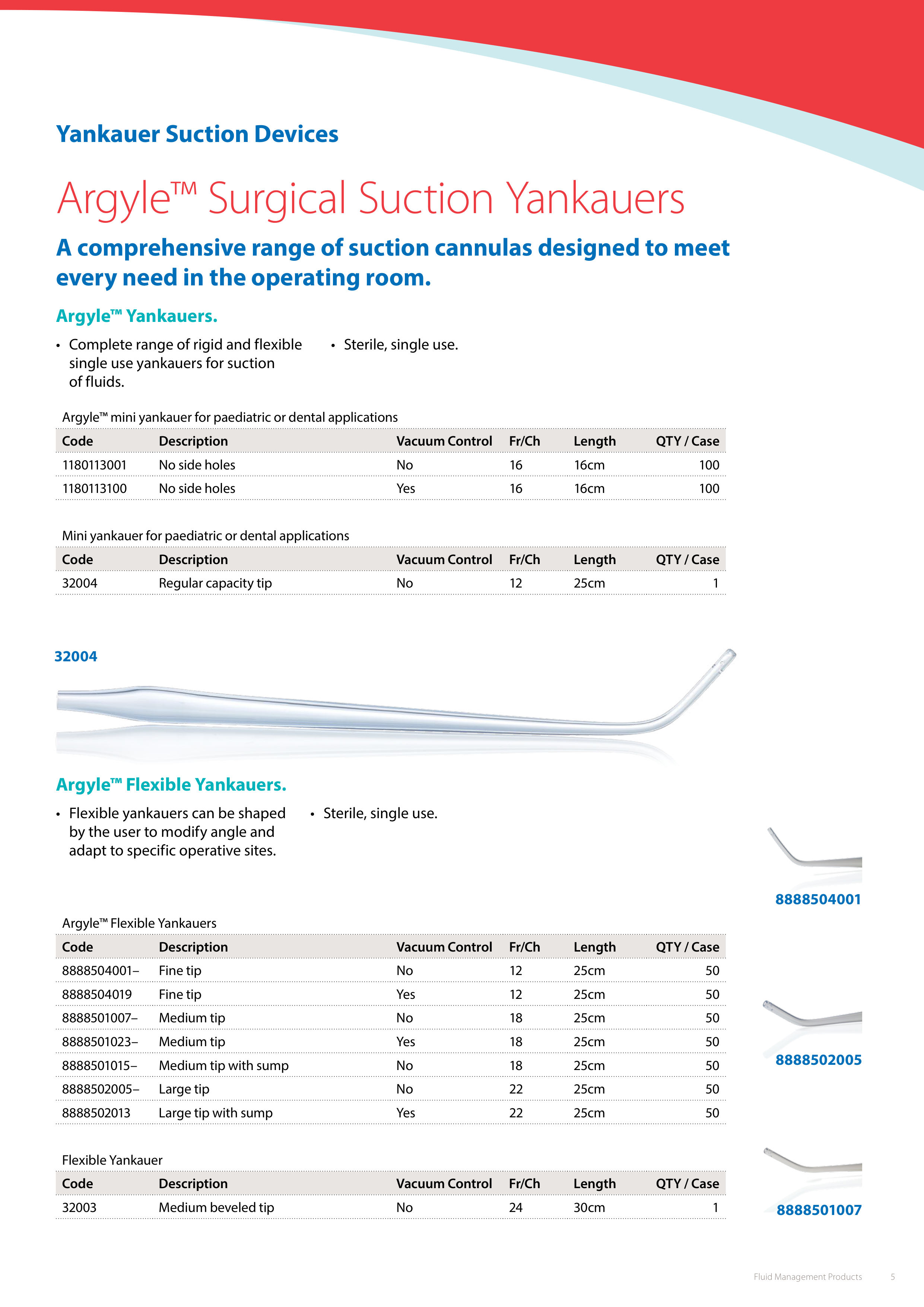 Cardinal Health Fluid Management Suction Brochure — page 5