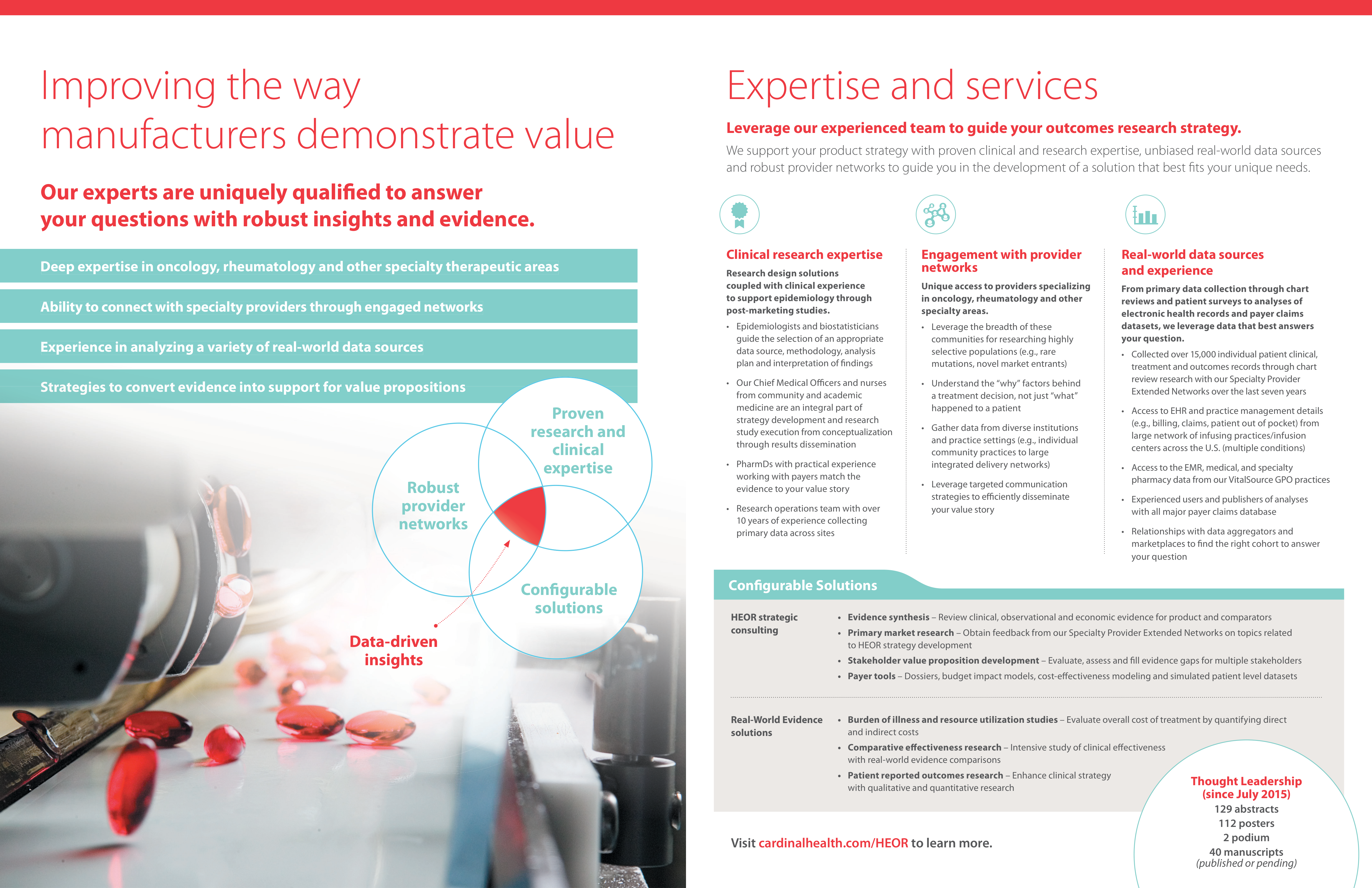 Cardinal Health Healthcare Research Brochure — page 2