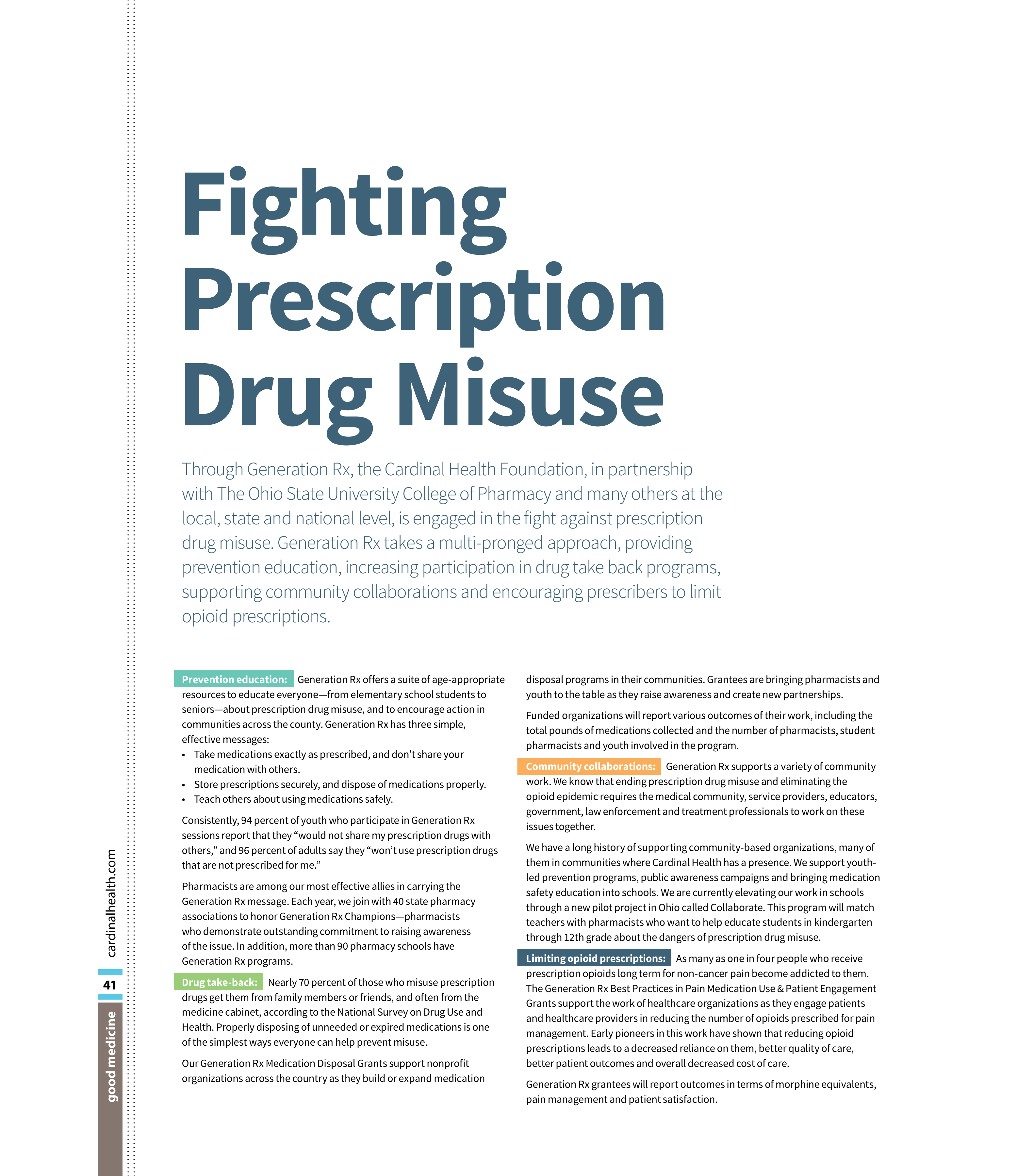 Cardinal Health Magazine — page 42