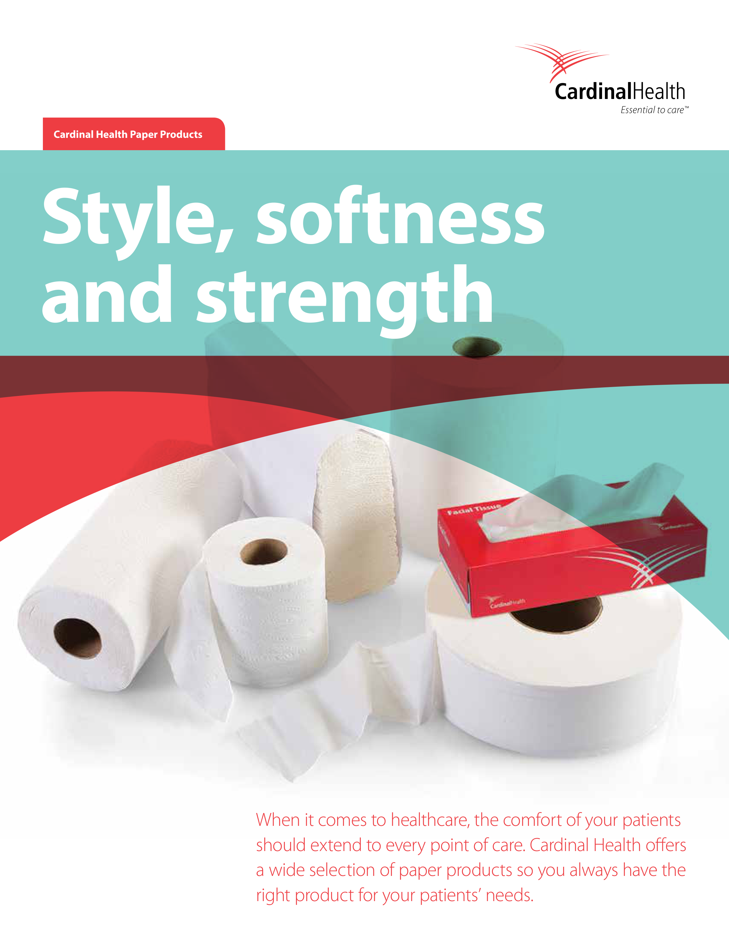 Cardinal Health Paper Products Brochure — page 1
