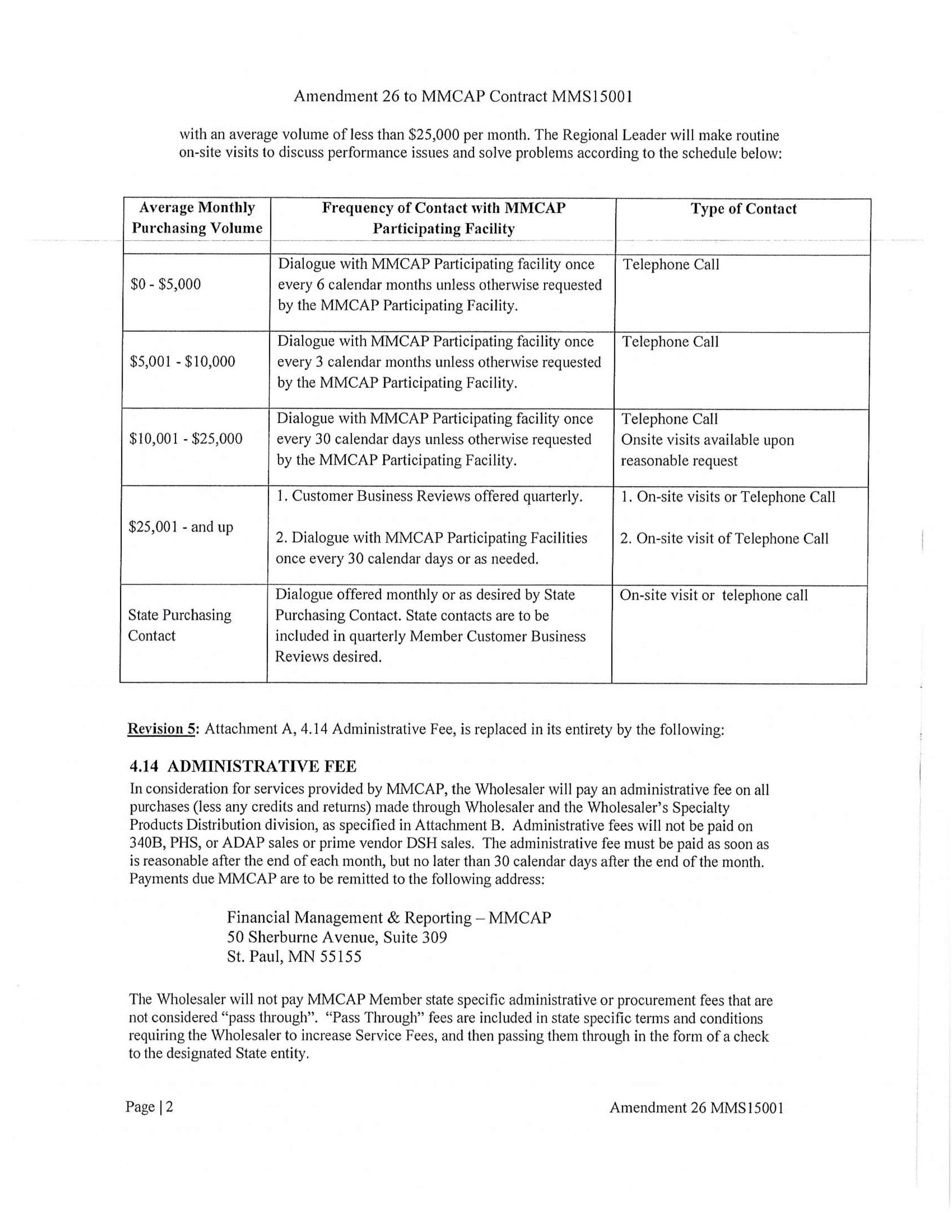Cardinal Health Pharmaceutical Wholesaler Services Contract — page 125