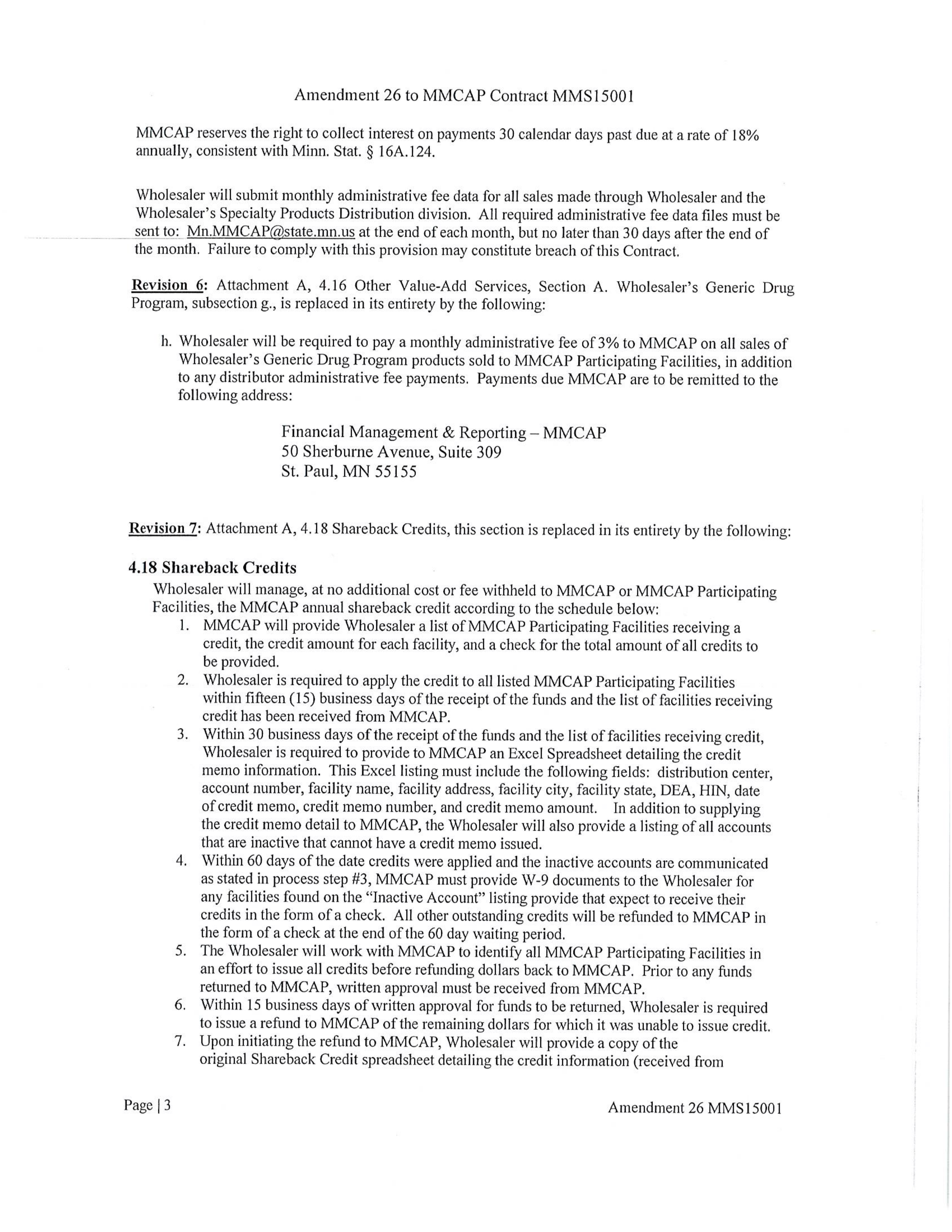 Cardinal Health Pharmaceutical Wholesaler Services Contract — page 126