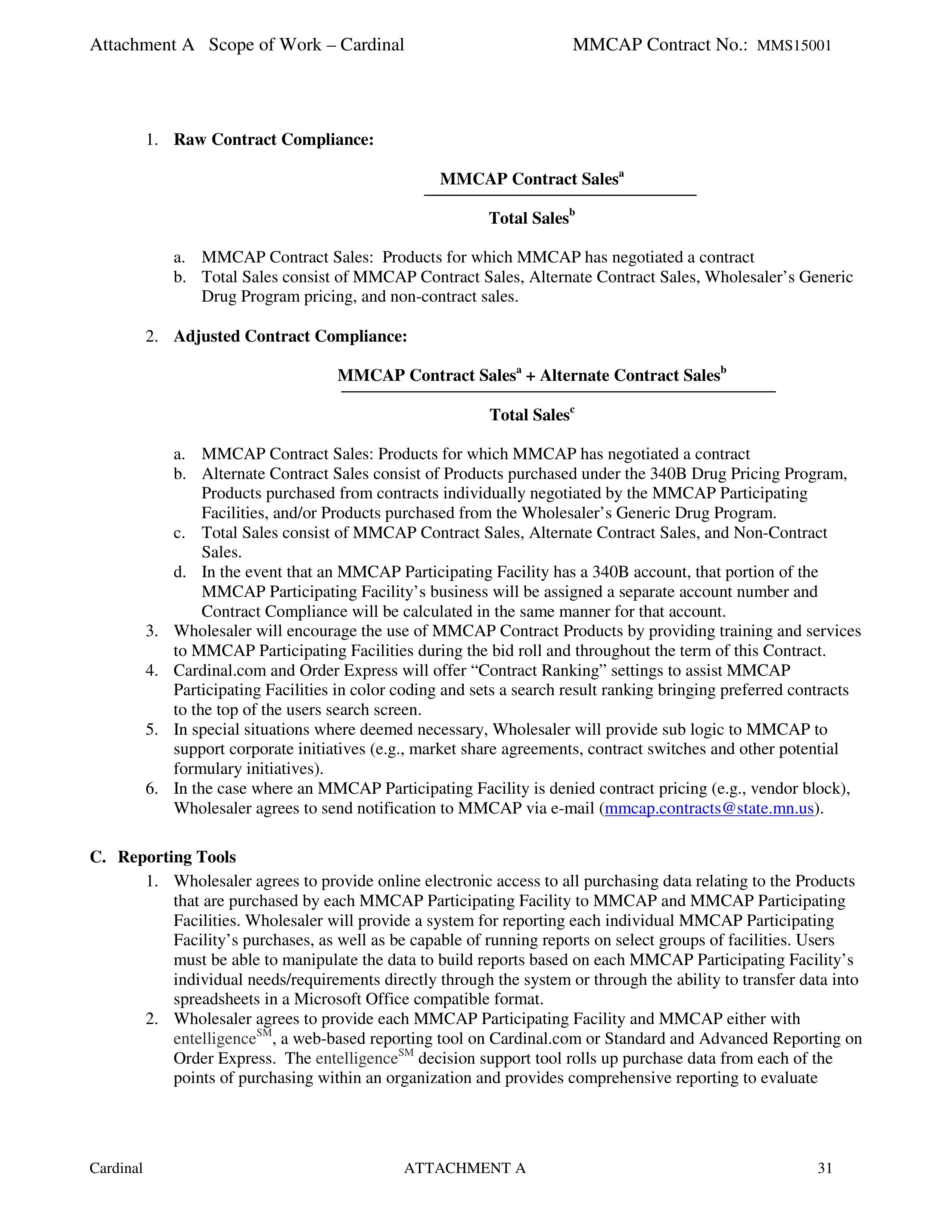 Cardinal Health Pharmaceutical Wholesaler Services Contract — page 45