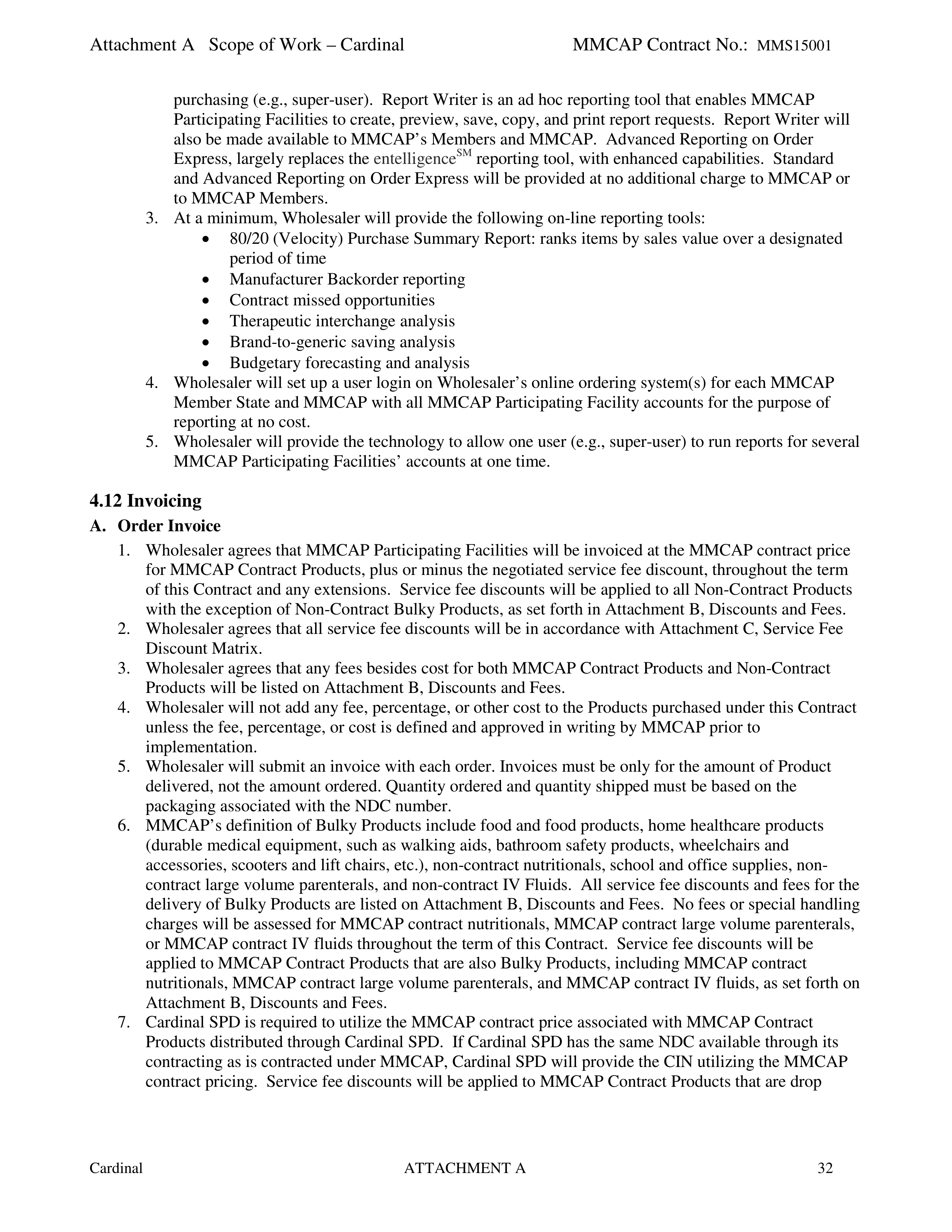 Cardinal Health Pharmaceutical Wholesaler Services Contract — page 46