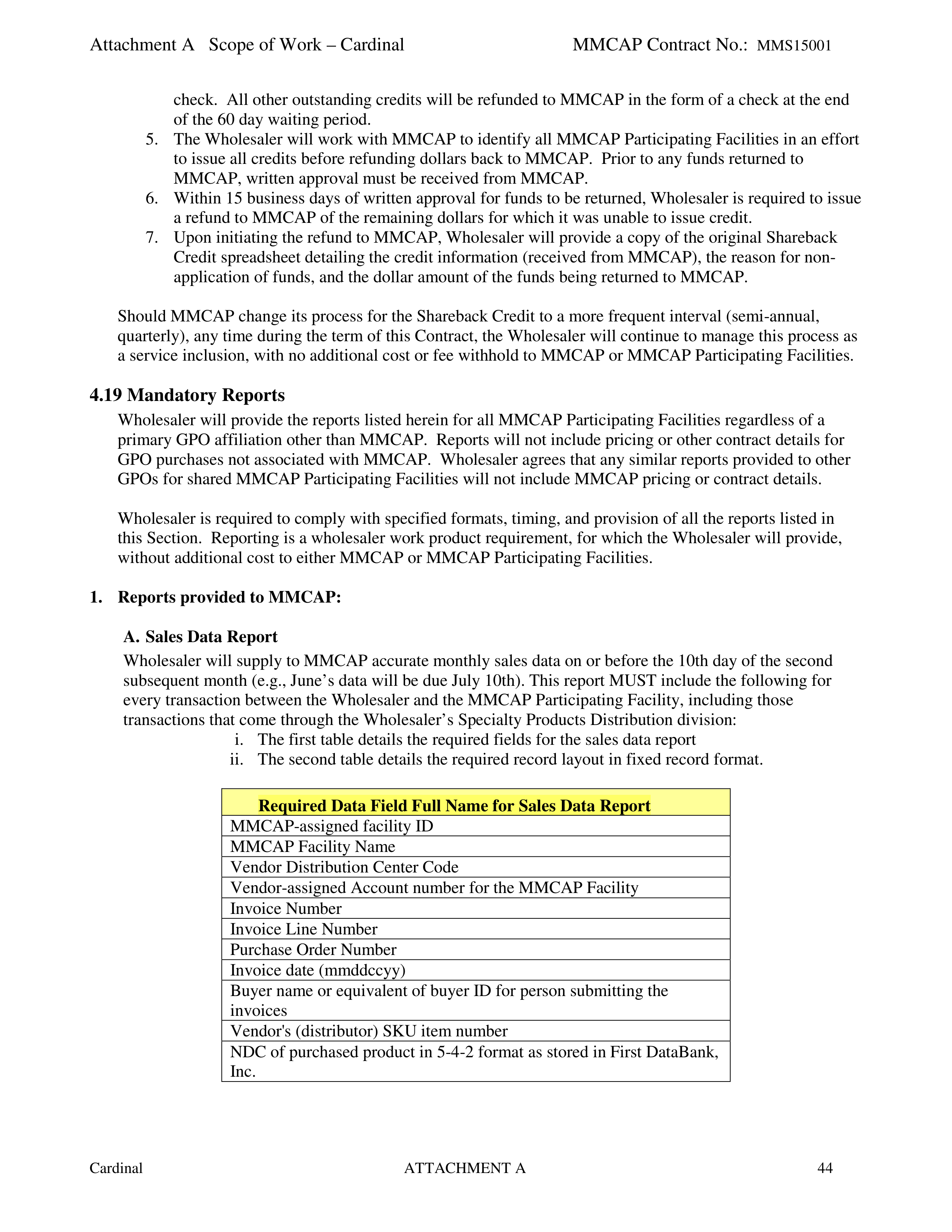 Cardinal Health Pharmaceutical Wholesaler Services Contract — page 58