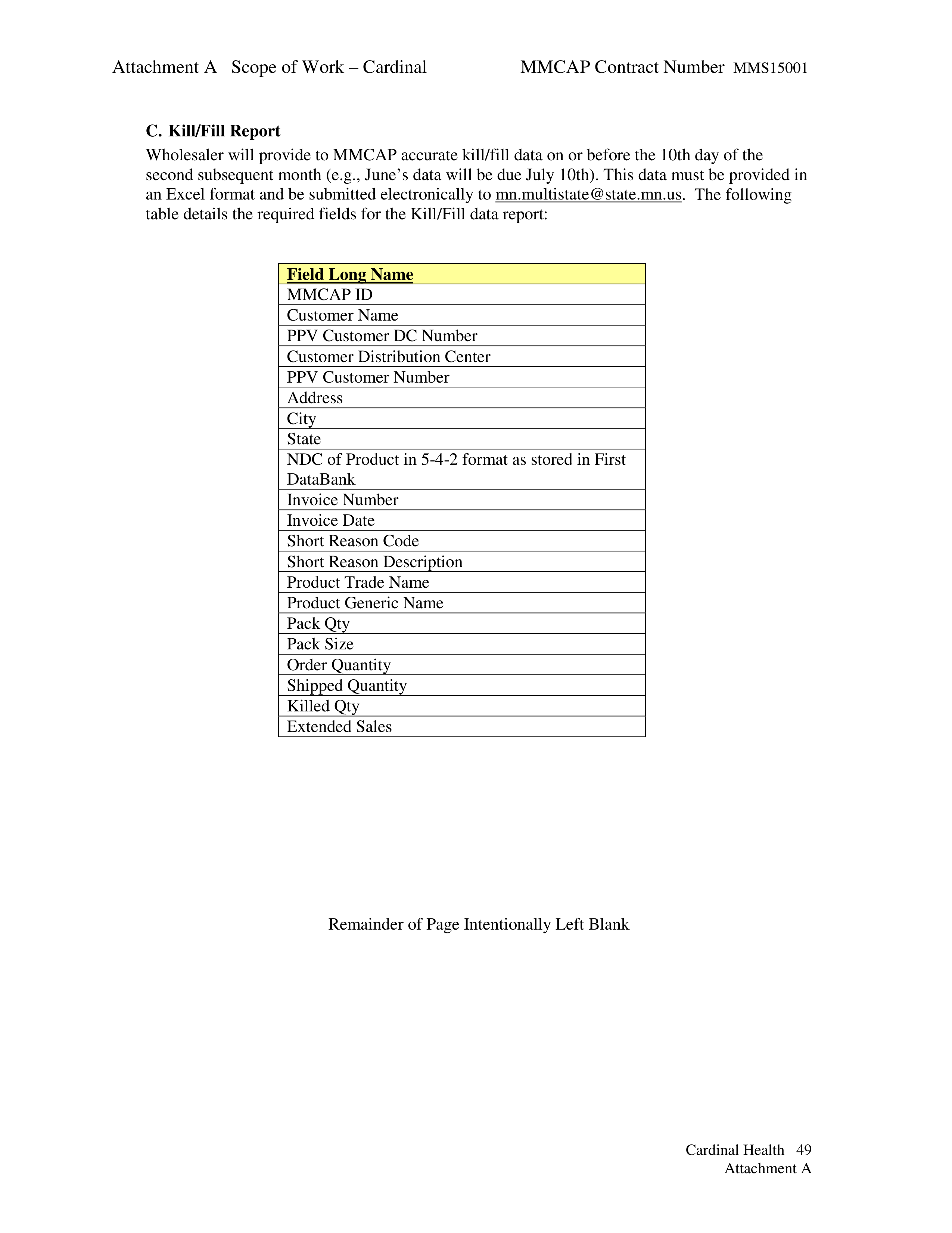 Cardinal Health Pharmaceutical Wholesaler Services Contract — page 63