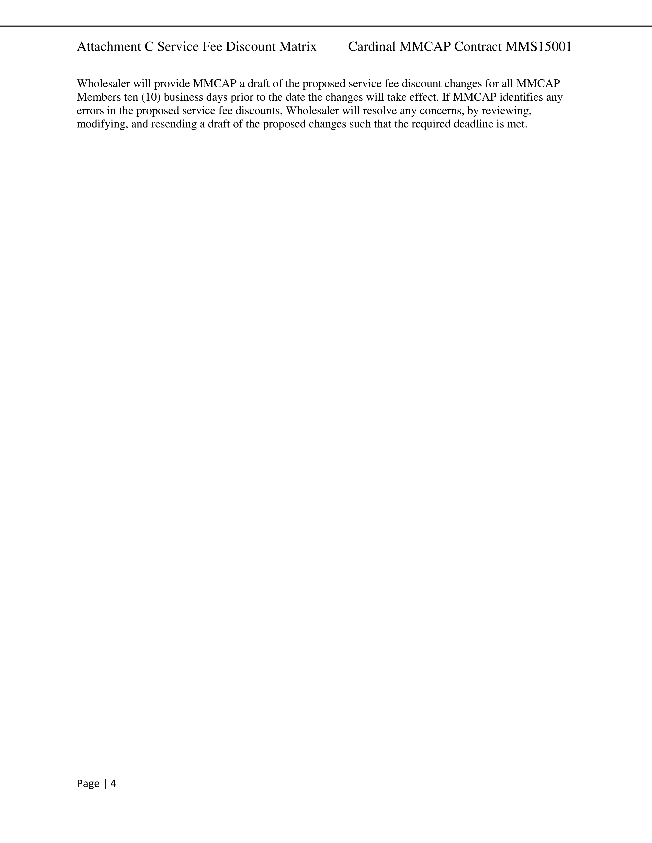 Cardinal Health Pharmaceutical Wholesaler Services Contract — page 76