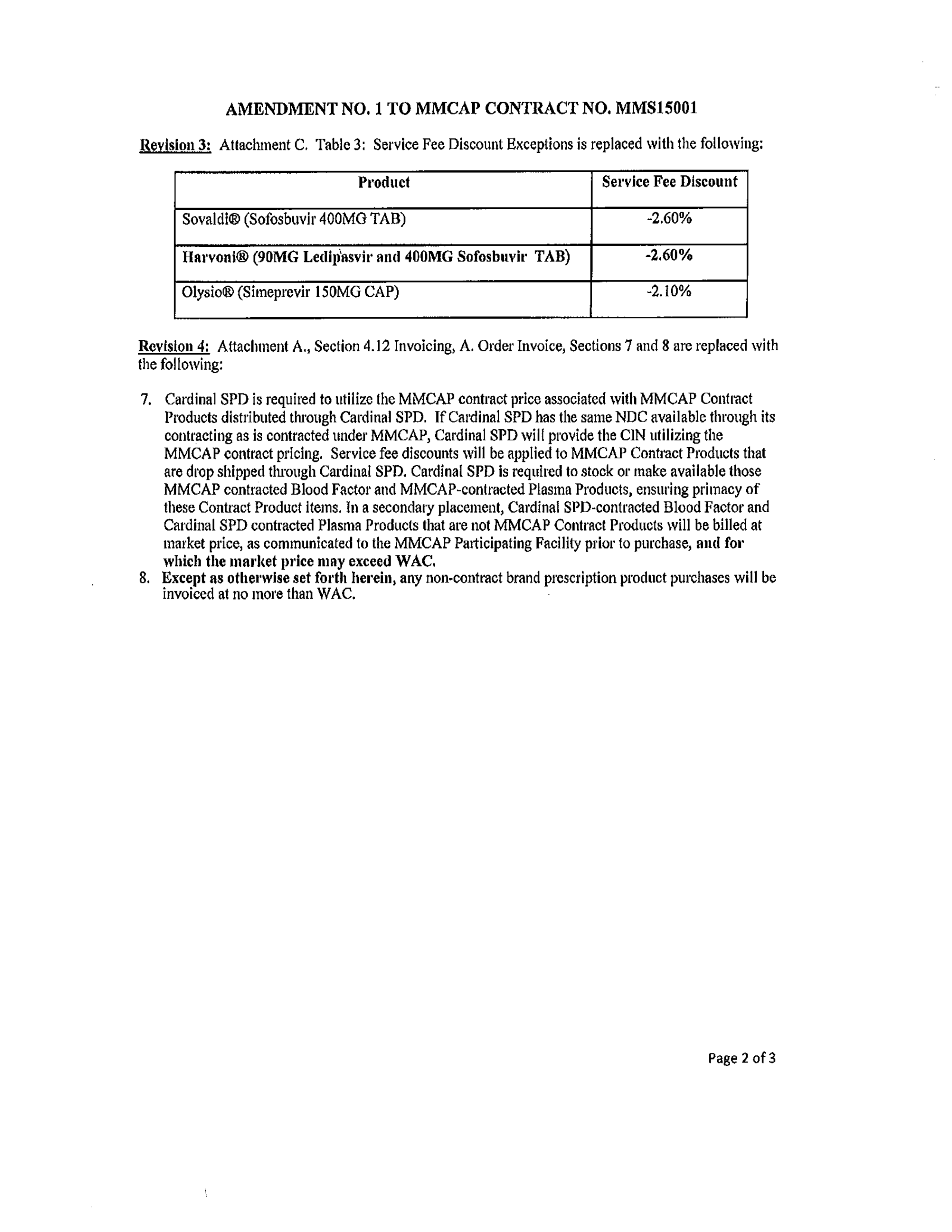 Cardinal Health Pharmaceutical Wholesaler Services Contract — page 82