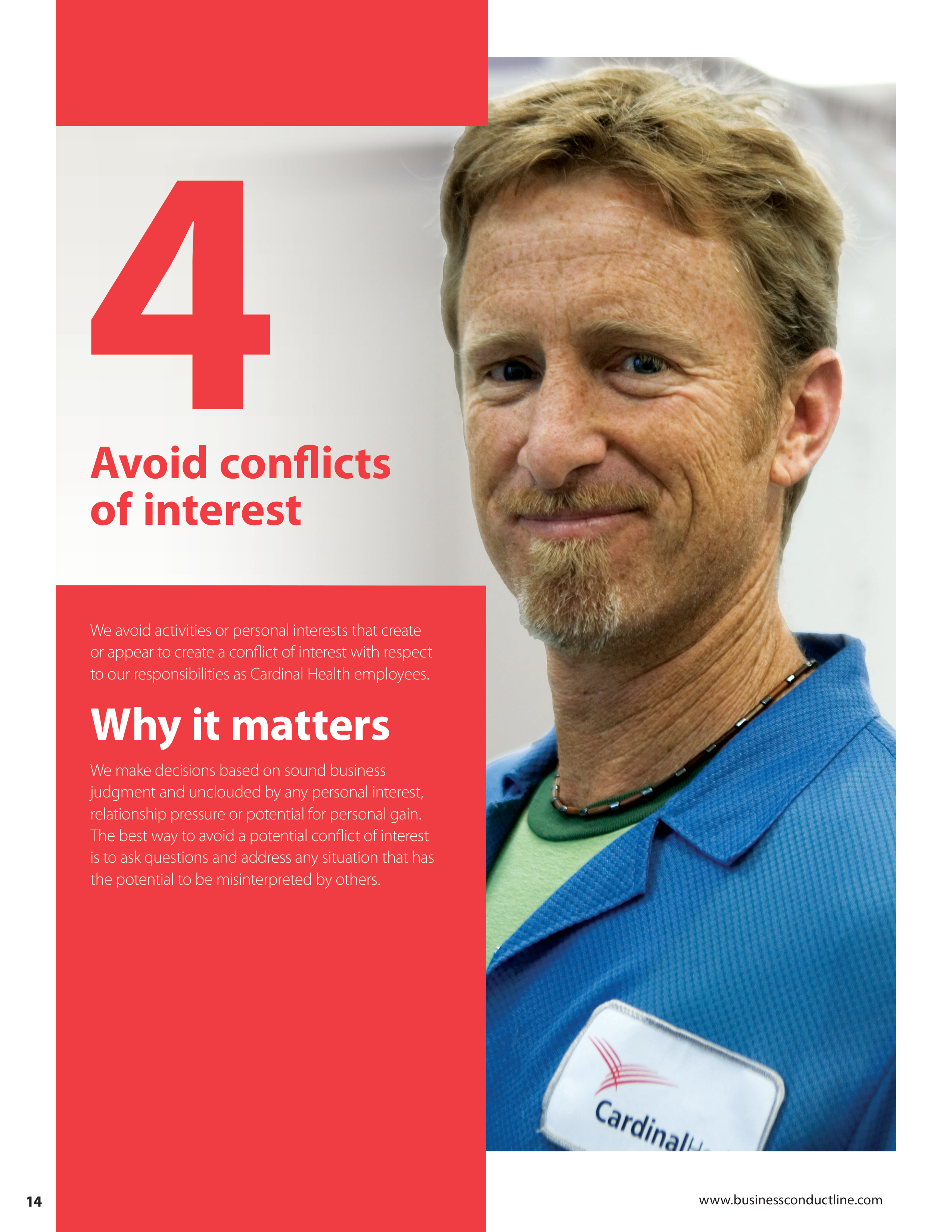 Cardinal Health Standards of Business Conduct Handbook — page 15