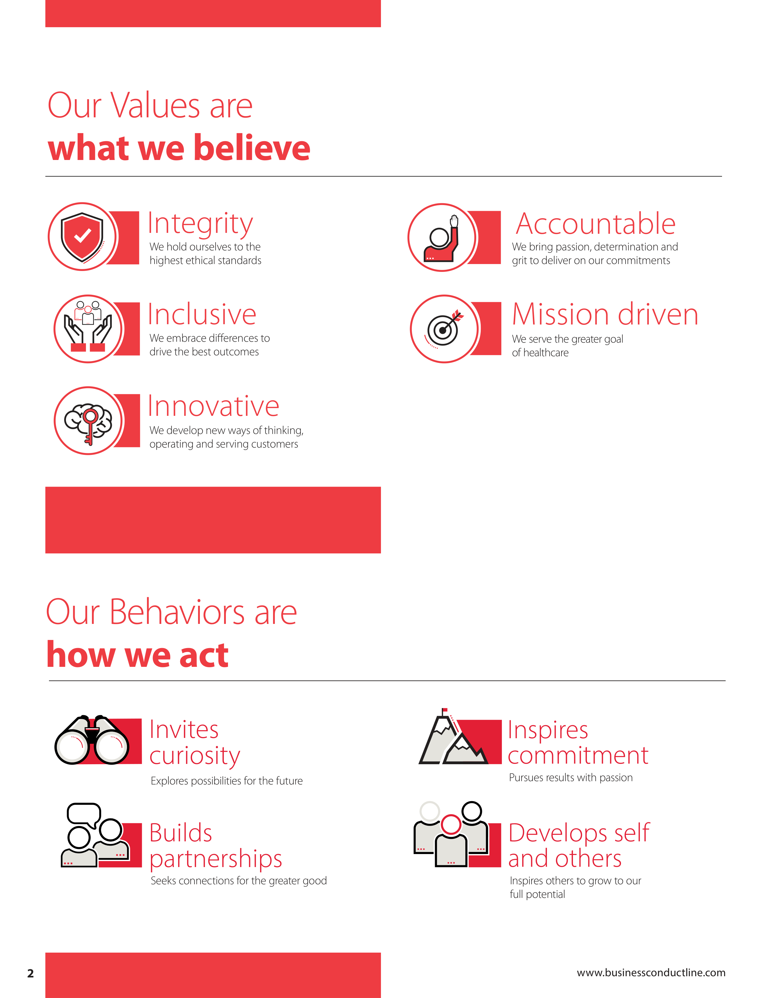 Cardinal Health Standards of Business Conduct Handbook — page 3