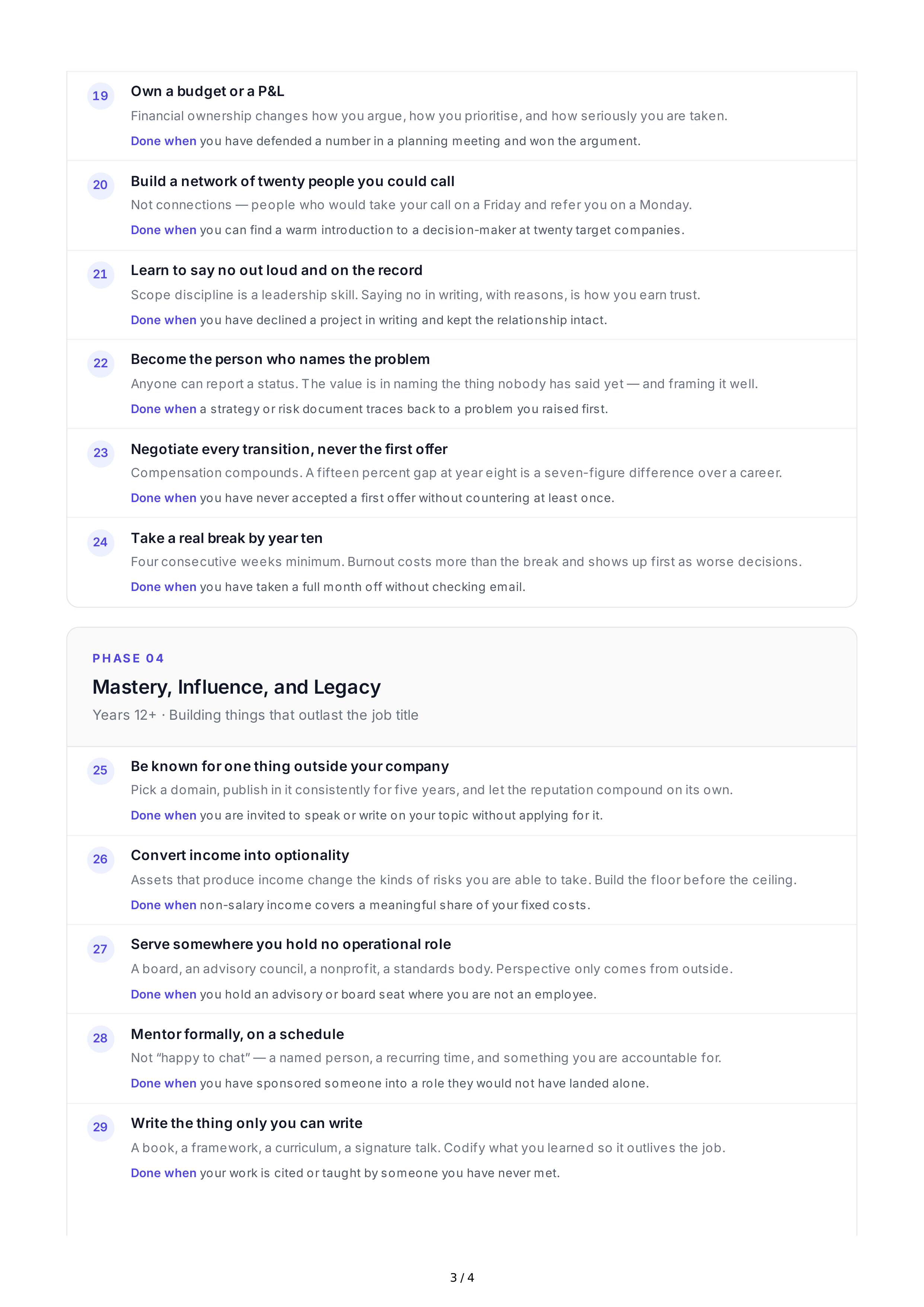 Career Growth Life Goals — page 3