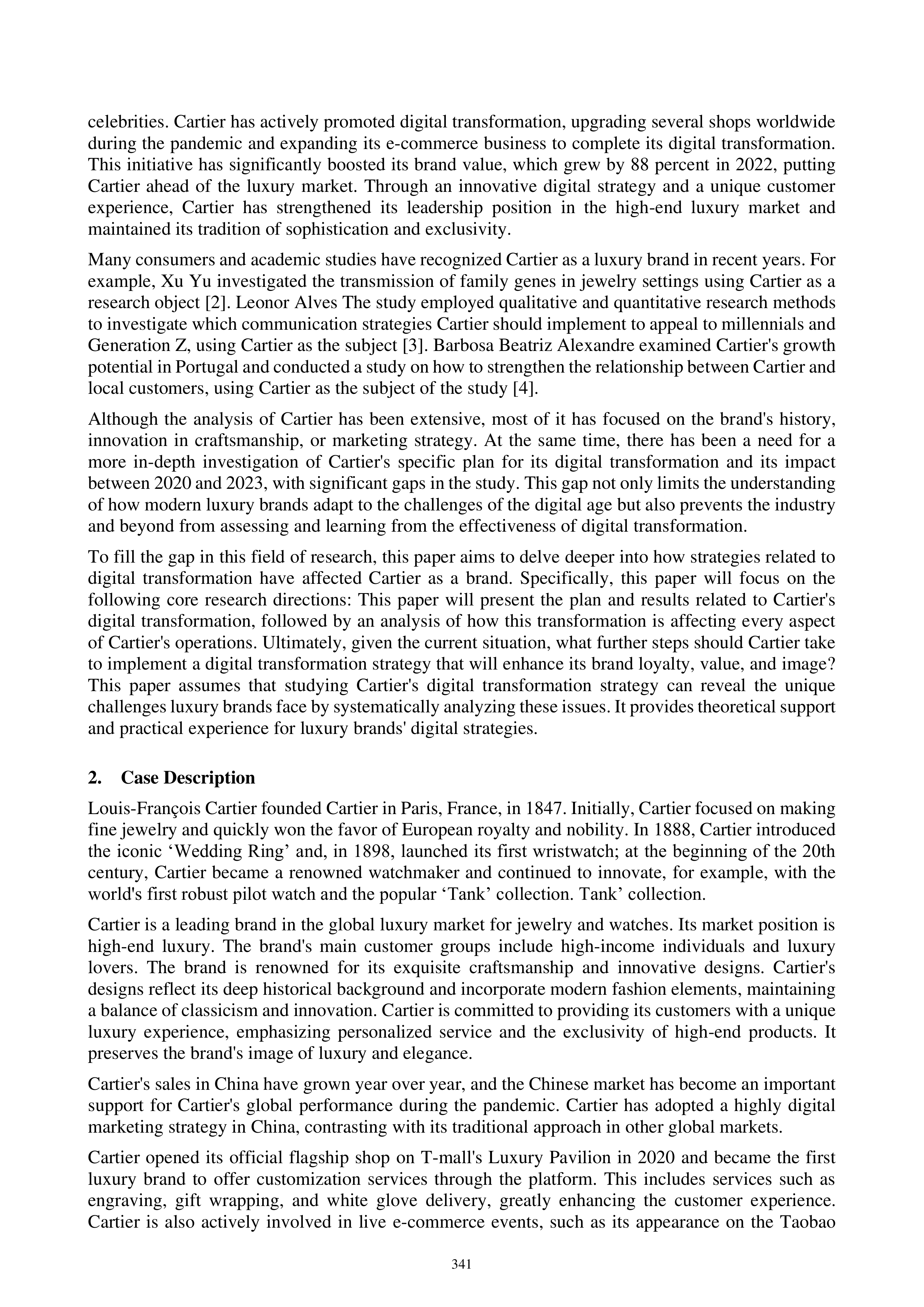 Cartier Marketing Strategy — page 2