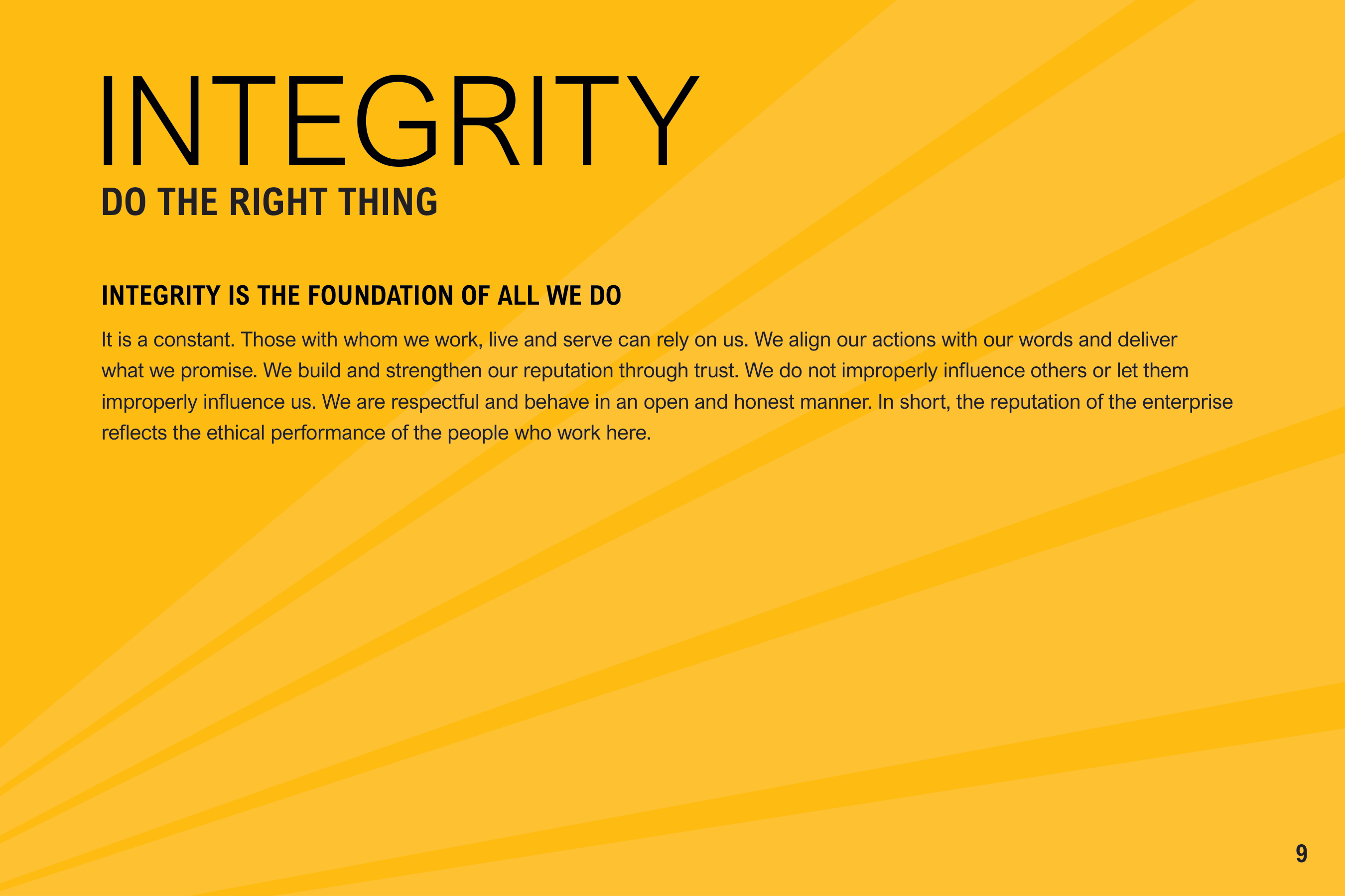 Caterpillar Company Code of Conduct Handbook — page 11