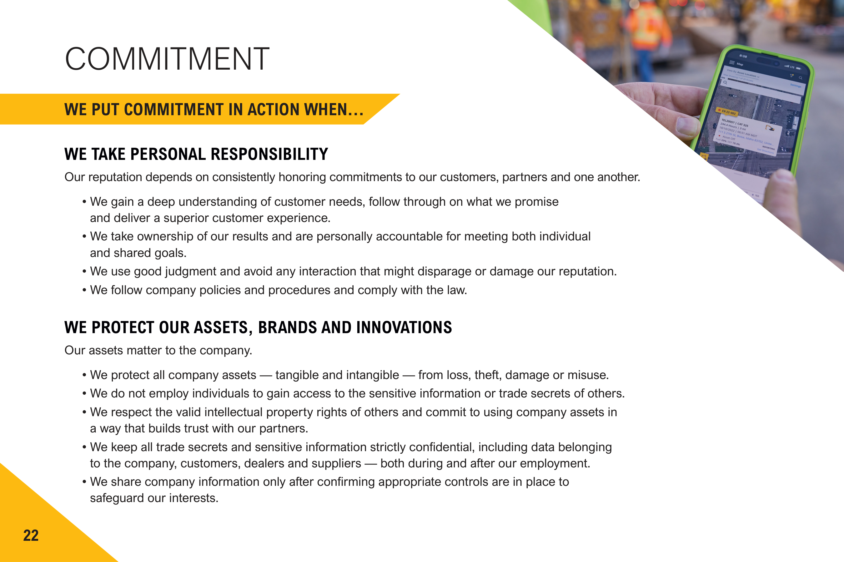 Caterpillar Company Code of Conduct Handbook — page 24