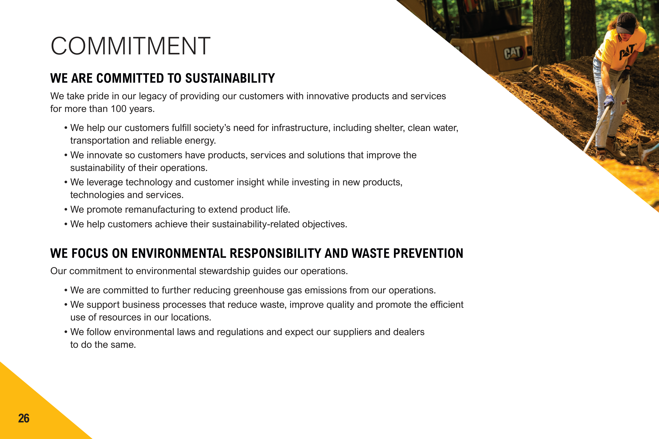 Caterpillar Company Code of Conduct Handbook — page 28
