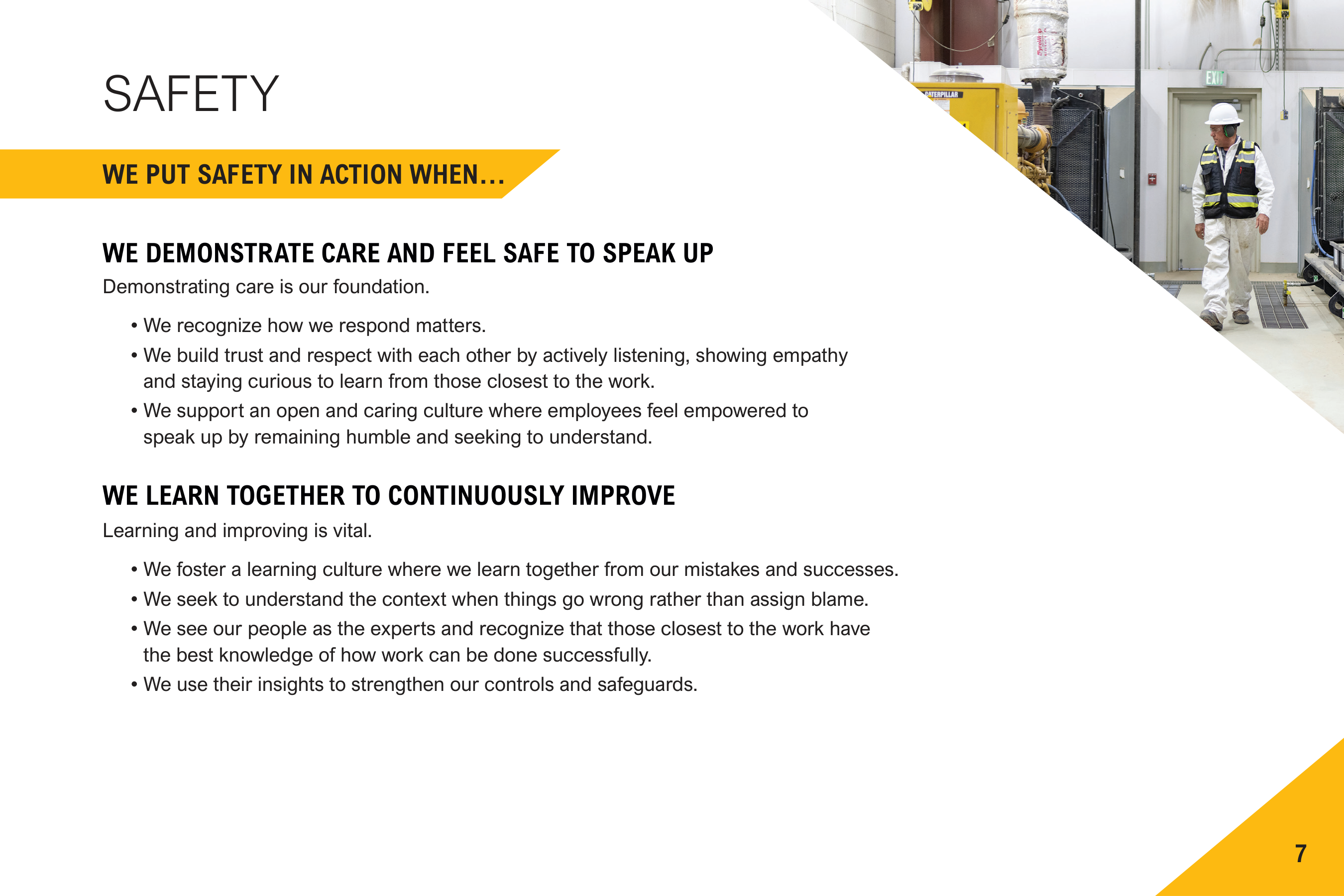 Caterpillar Company Code of Conduct Handbook — page 9