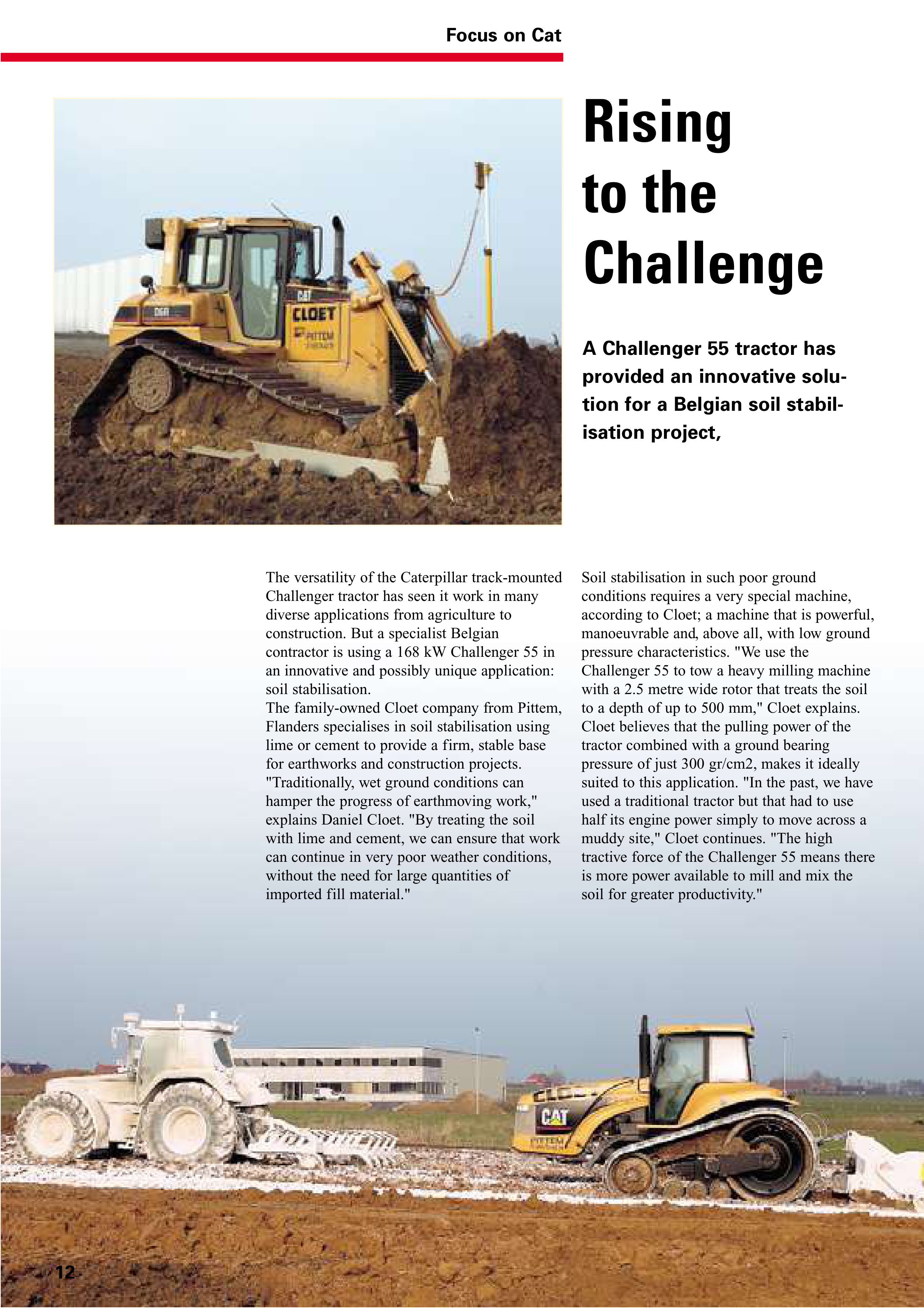 Caterpillar Heavy Equipment Magazine — page 12