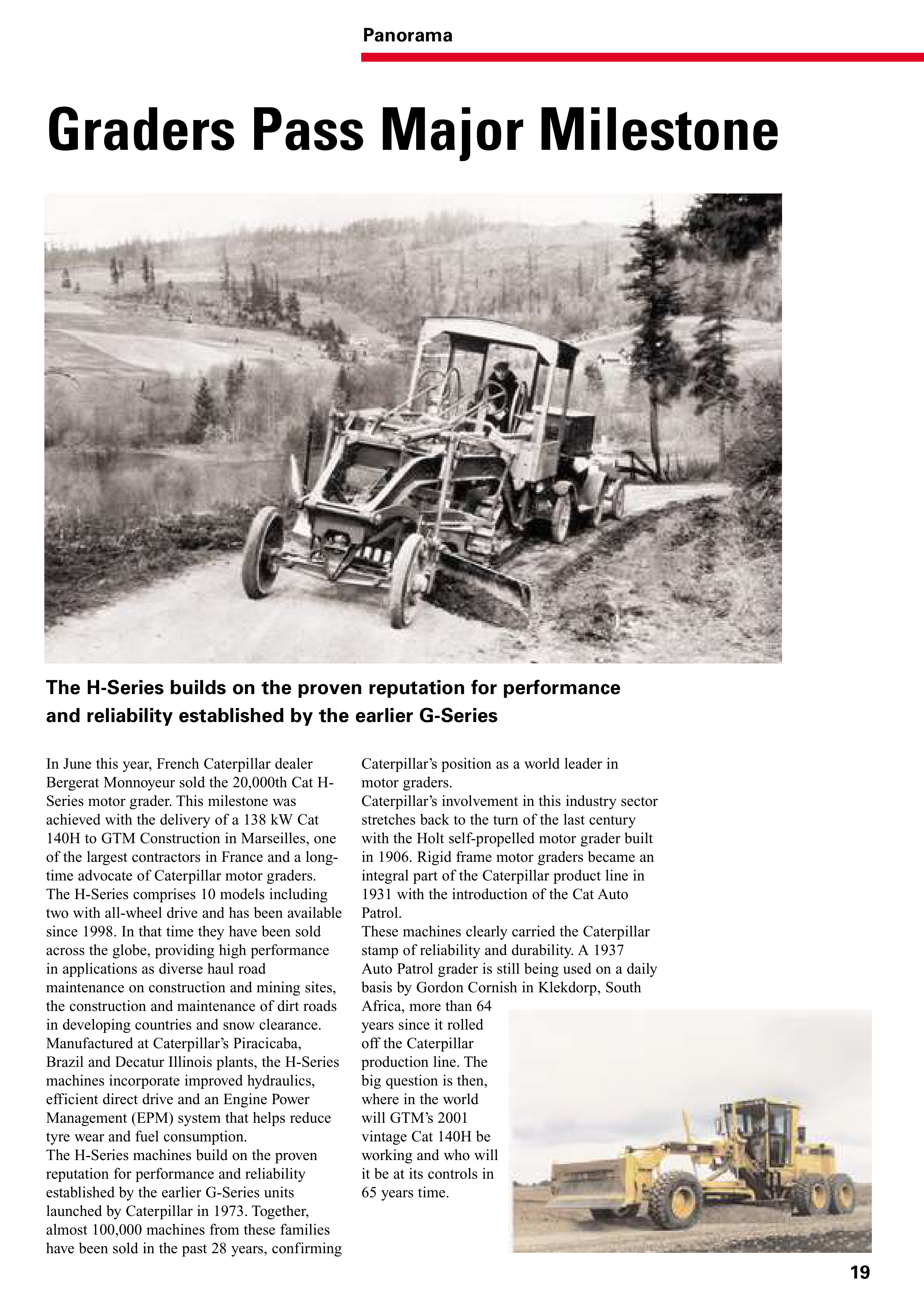 Caterpillar Heavy Equipment Magazine — page 19