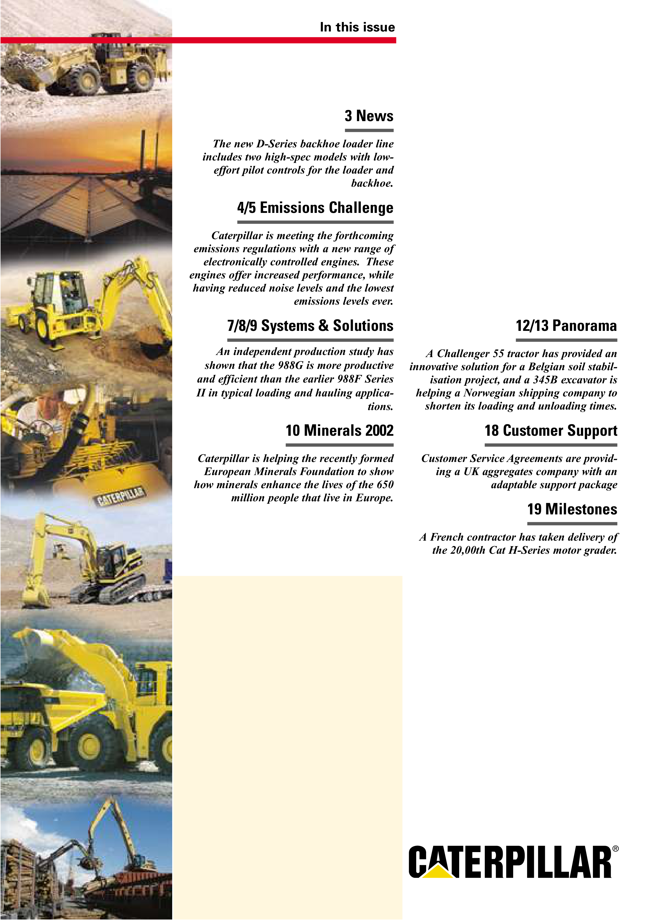 Caterpillar Heavy Equipment Magazine — page 2