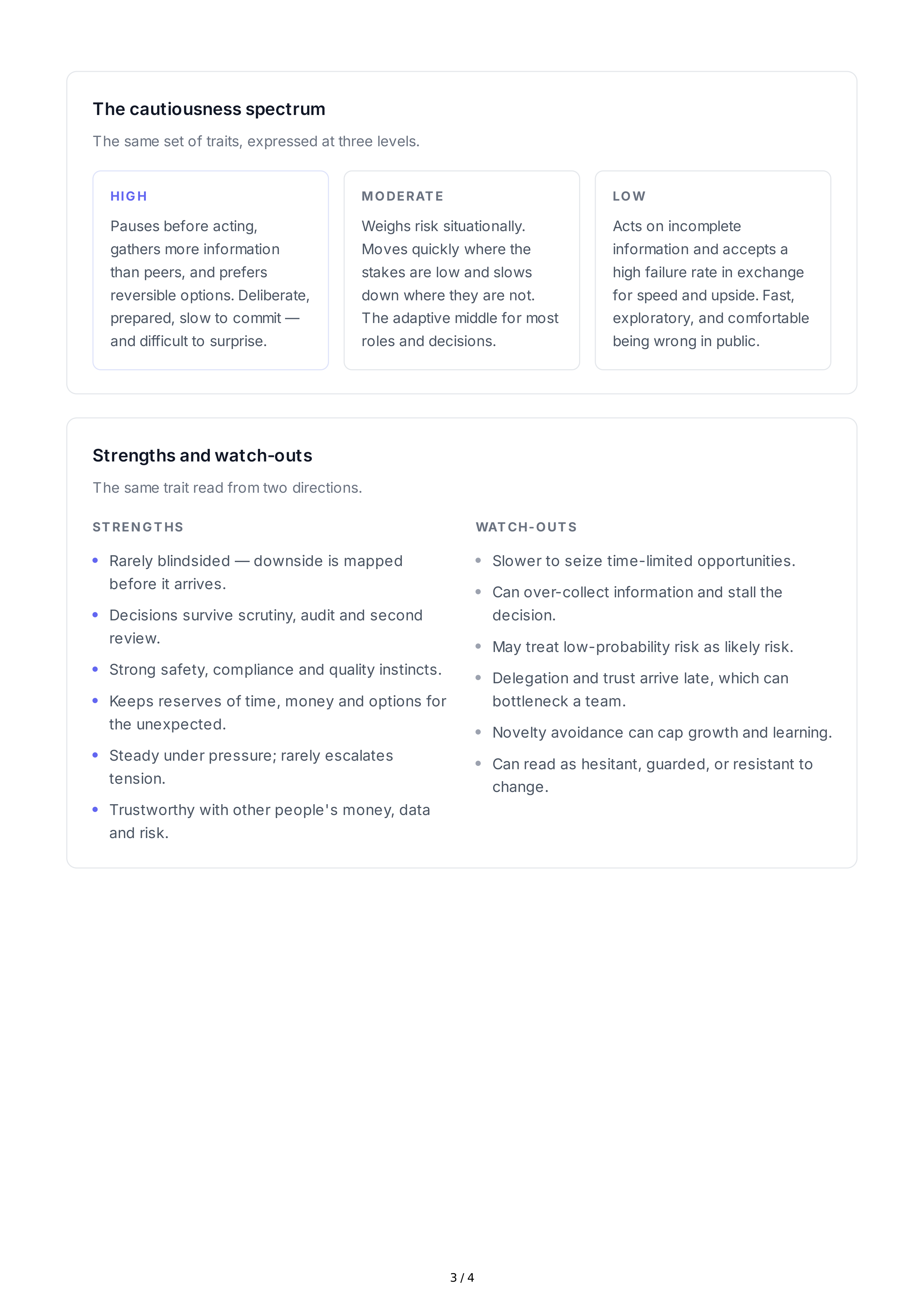 Cautiousness Personality Traits — page 3