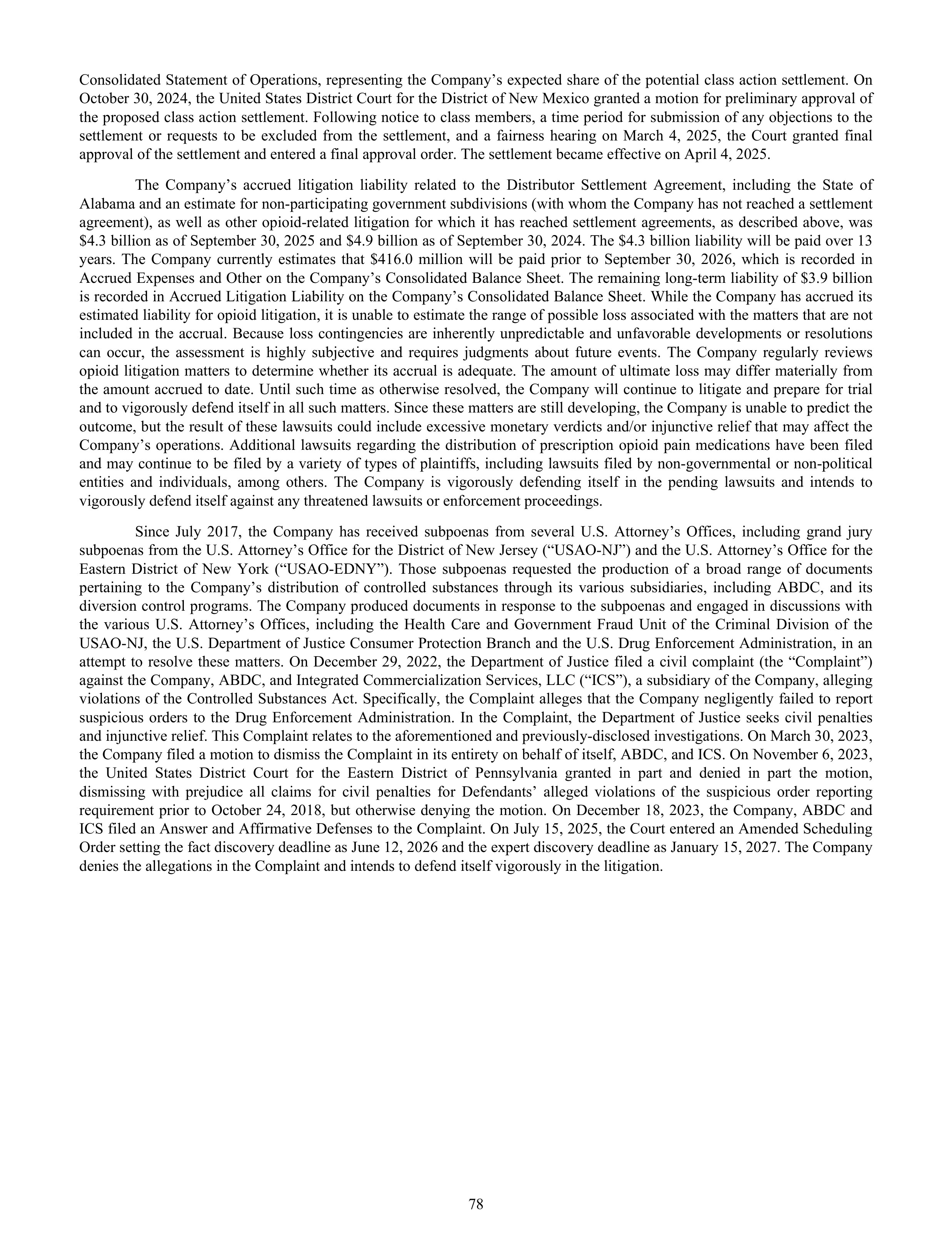 Cencora Annual Report — page 100
