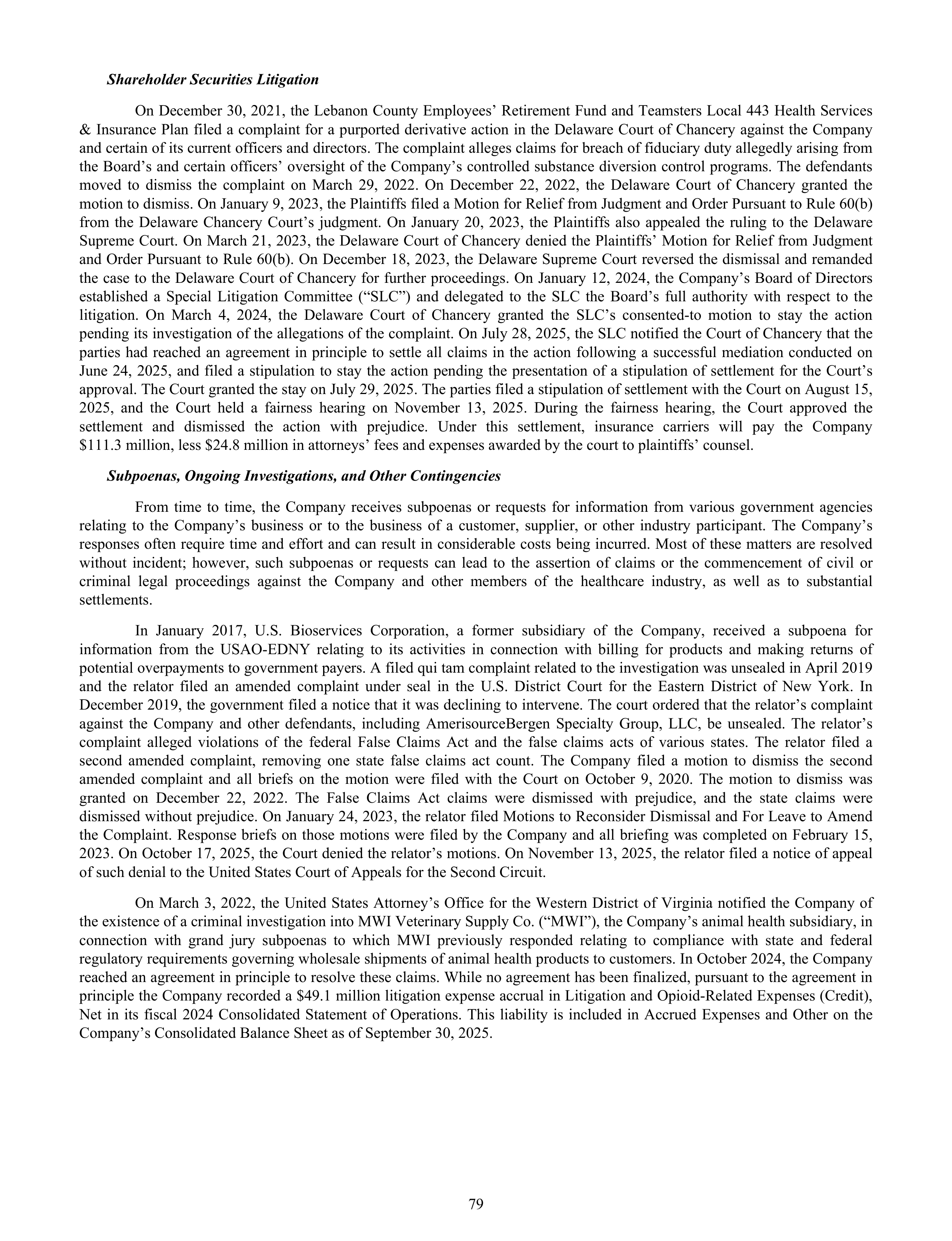 Cencora Annual Report — page 101
