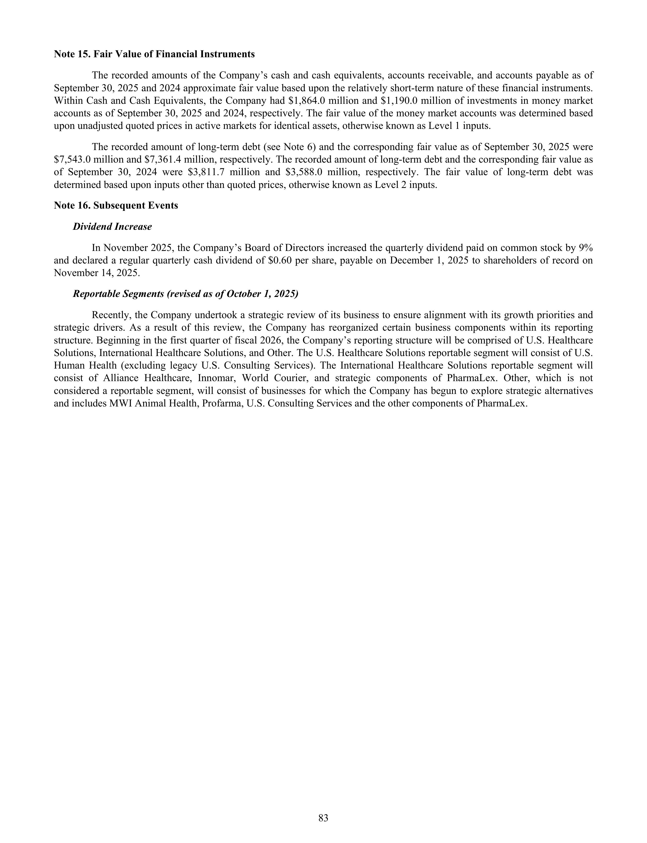 Cencora Annual Report — page 105