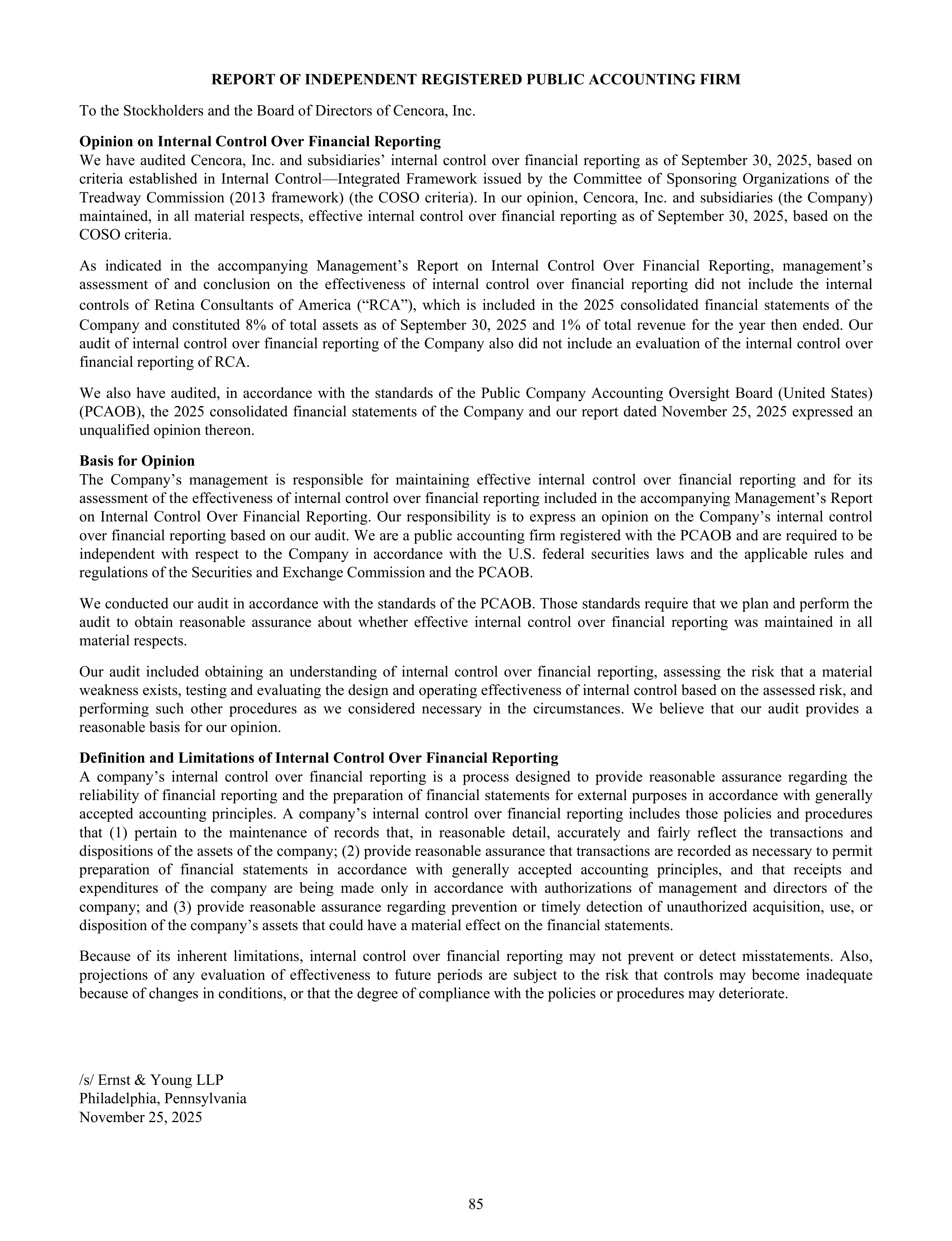 Cencora Annual Report — page 107