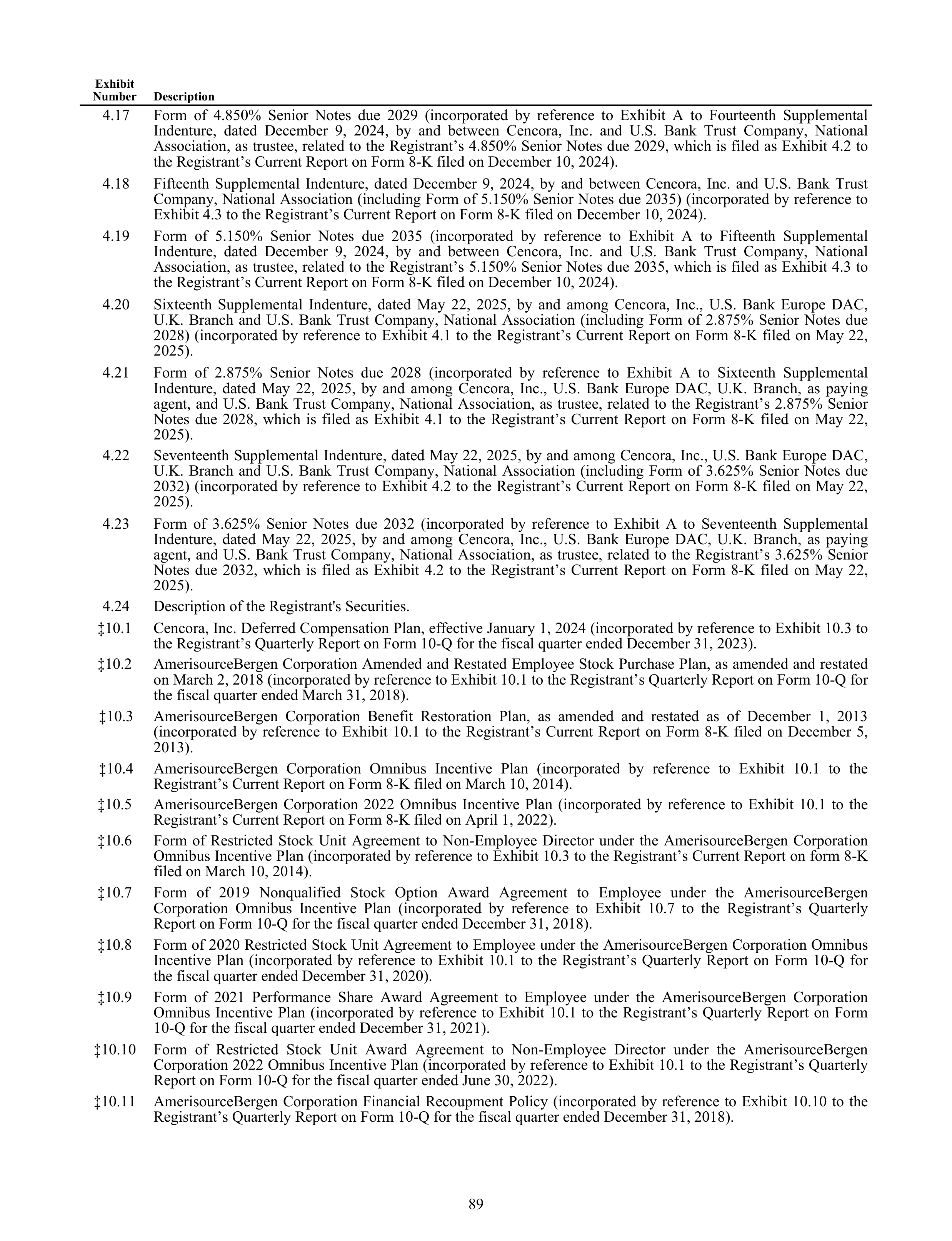 Cencora Annual Report — page 111