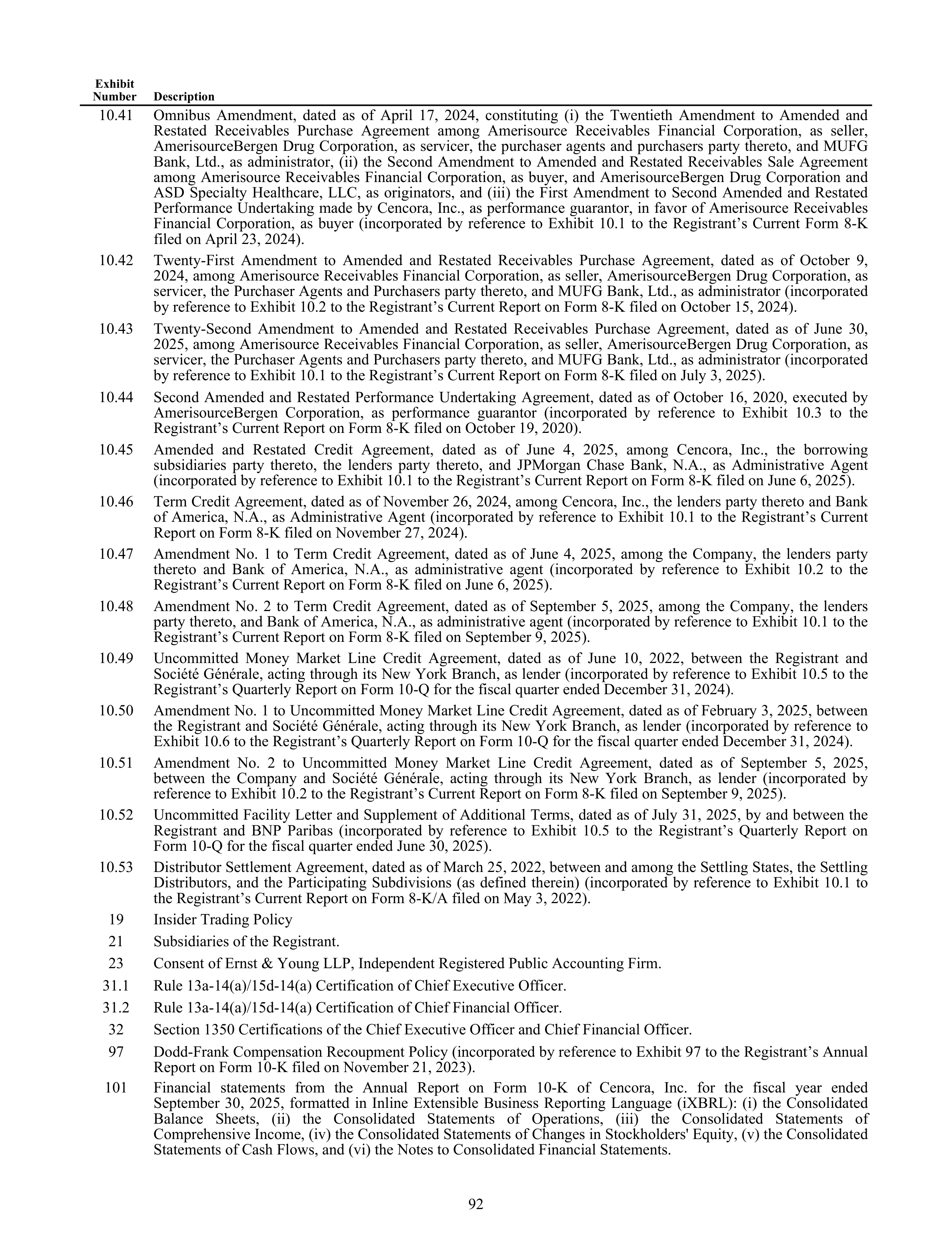 Cencora Annual Report — page 114
