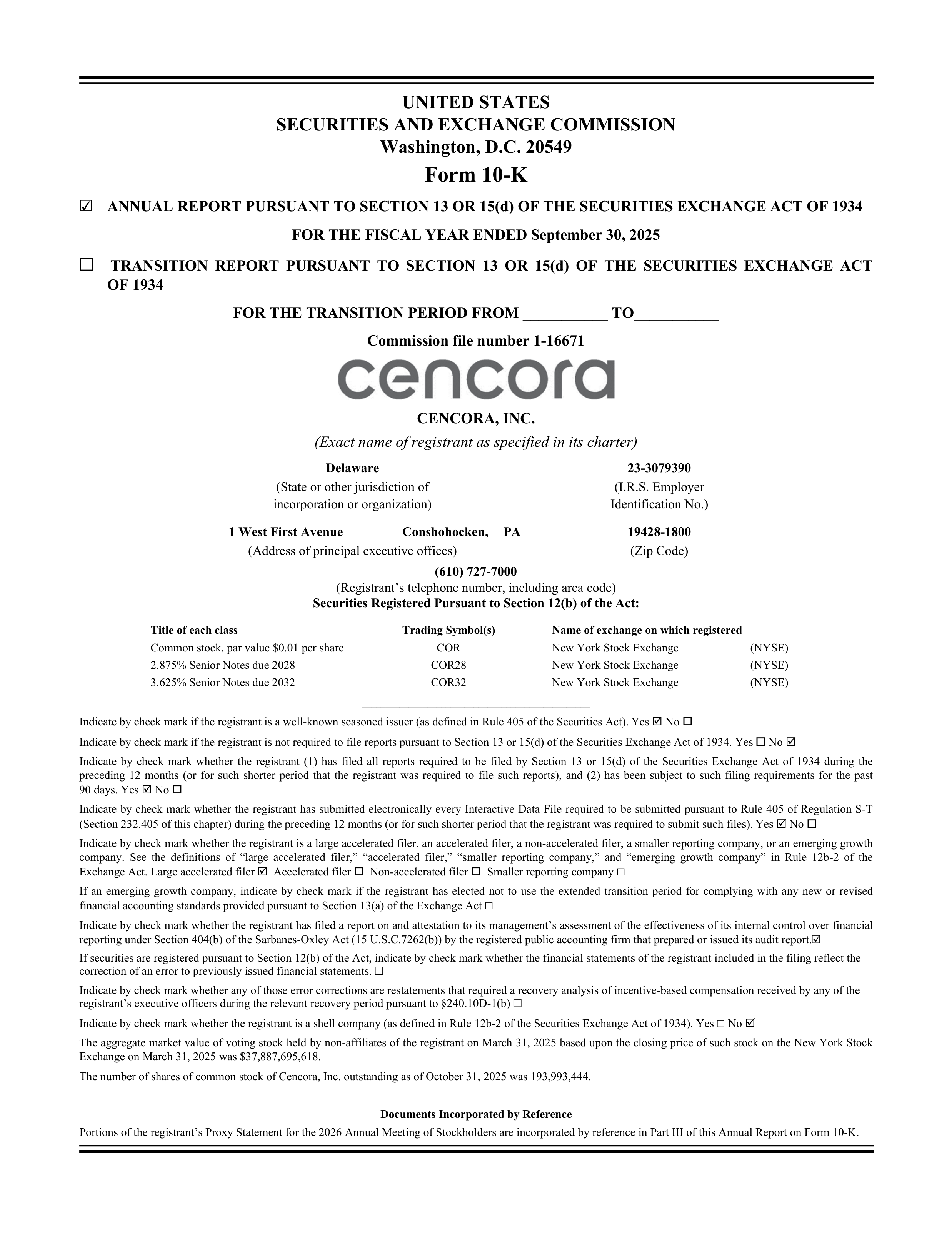 Cencora Annual Report — page 19