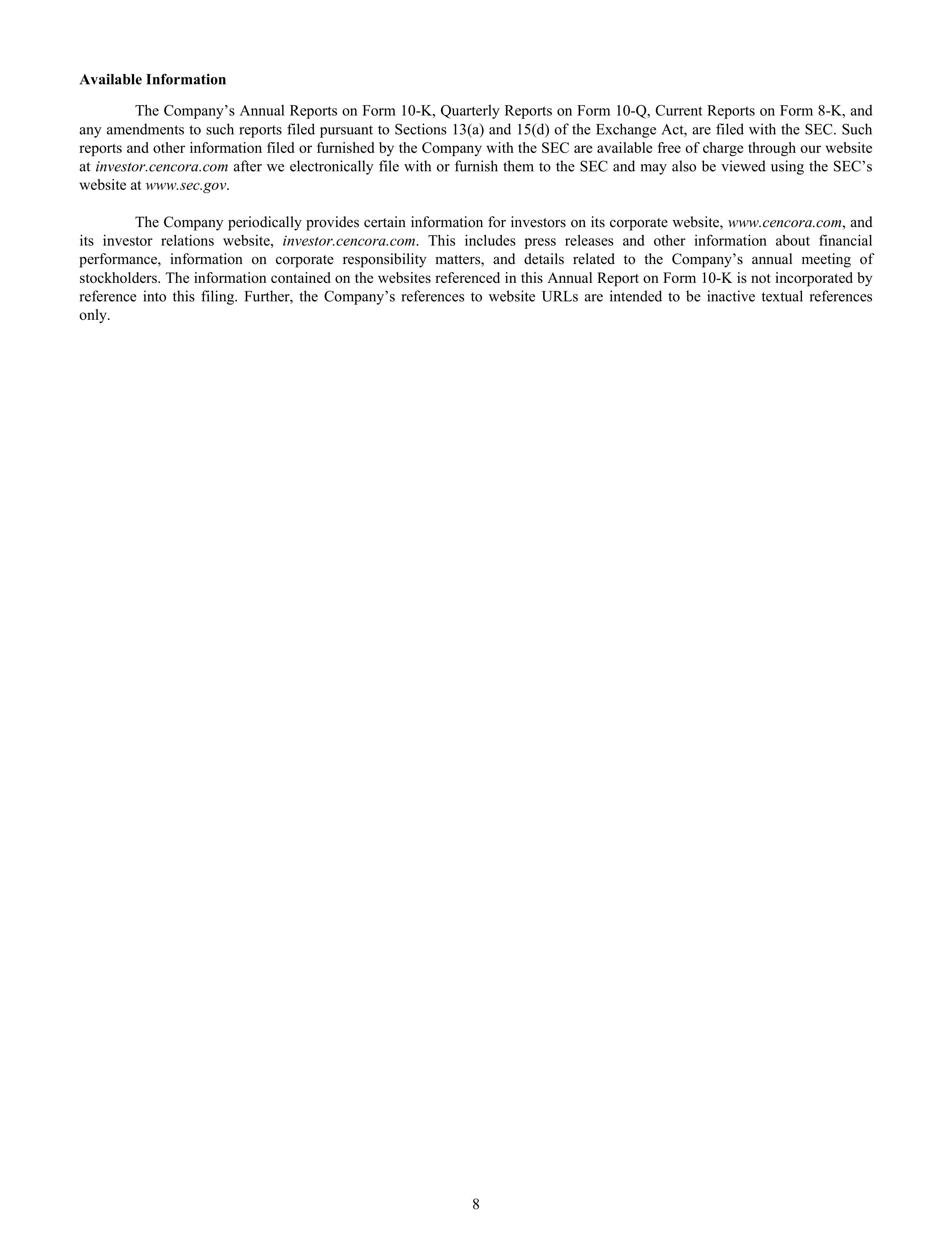 Cencora Annual Report — page 30