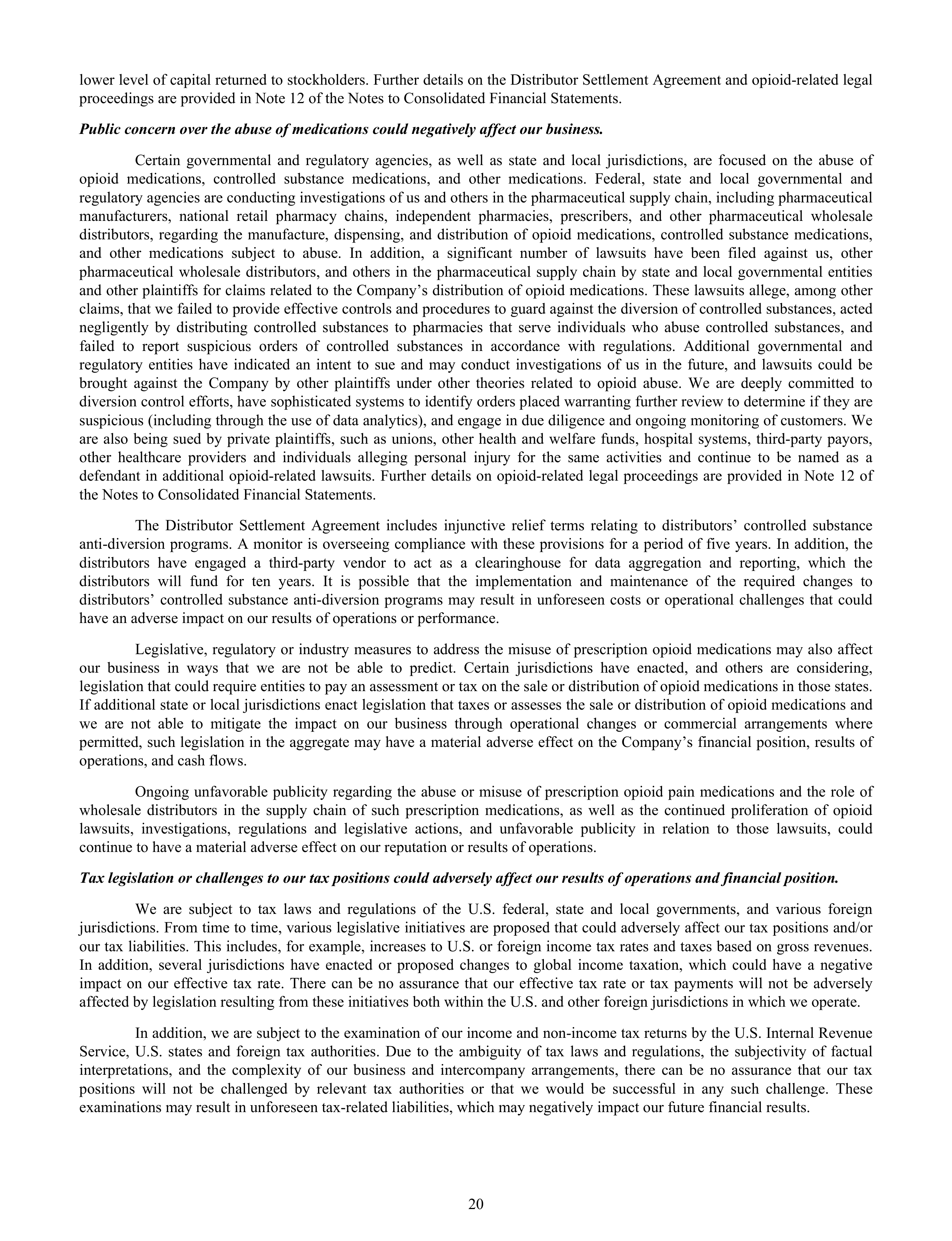 Cencora Annual Report — page 42