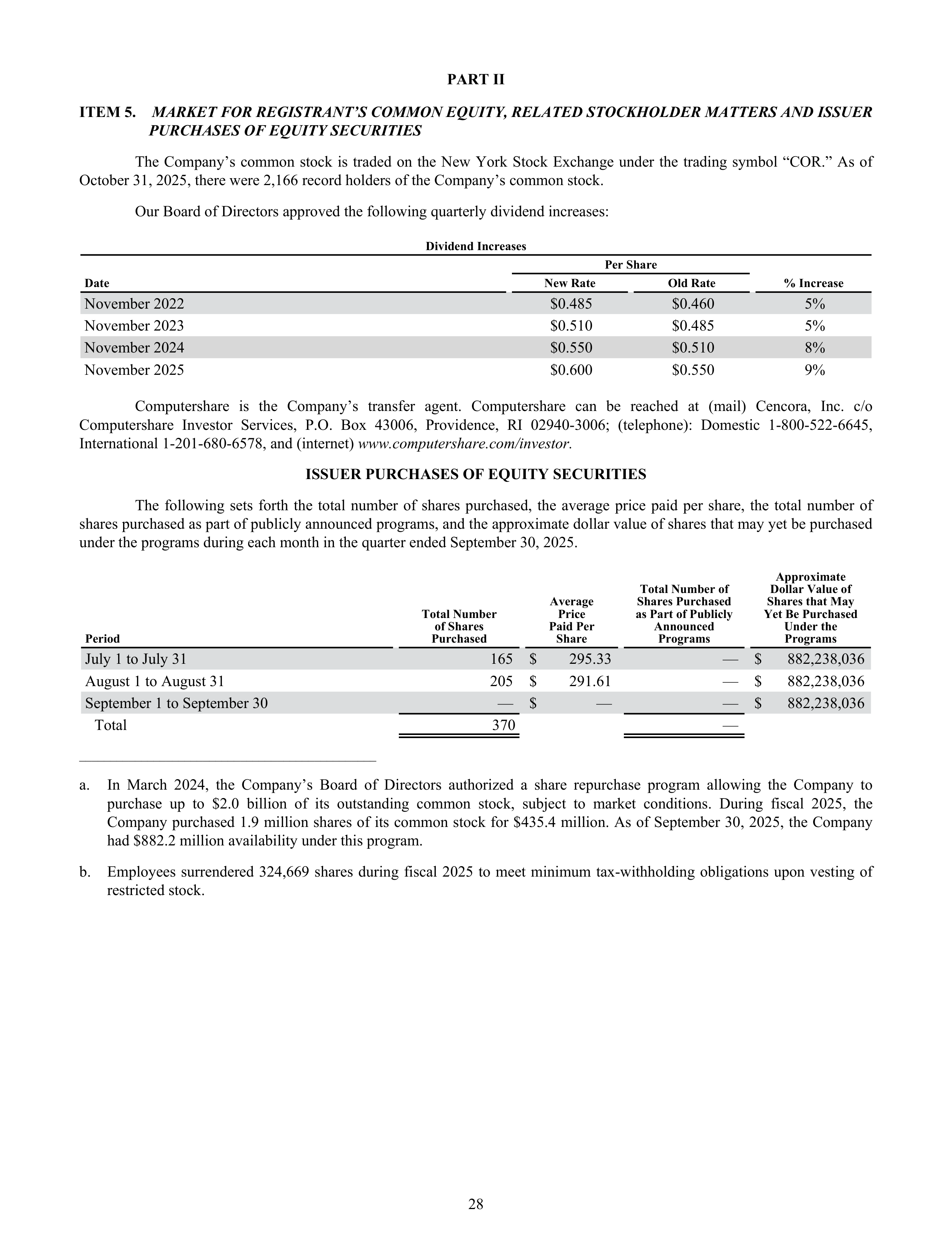 Cencora Annual Report — page 50