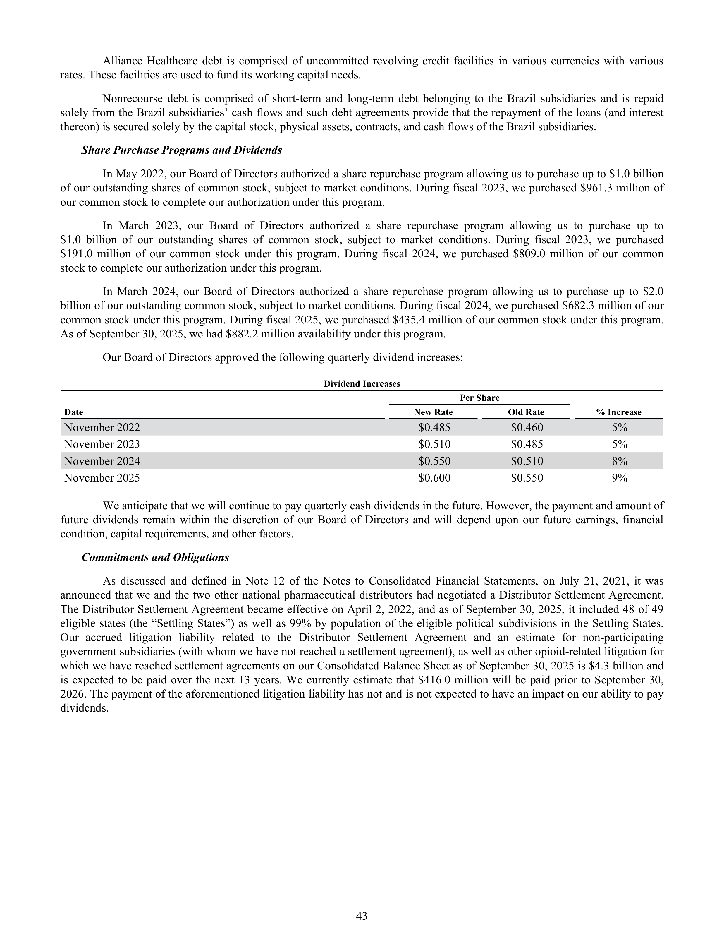 Cencora Annual Report — page 65
