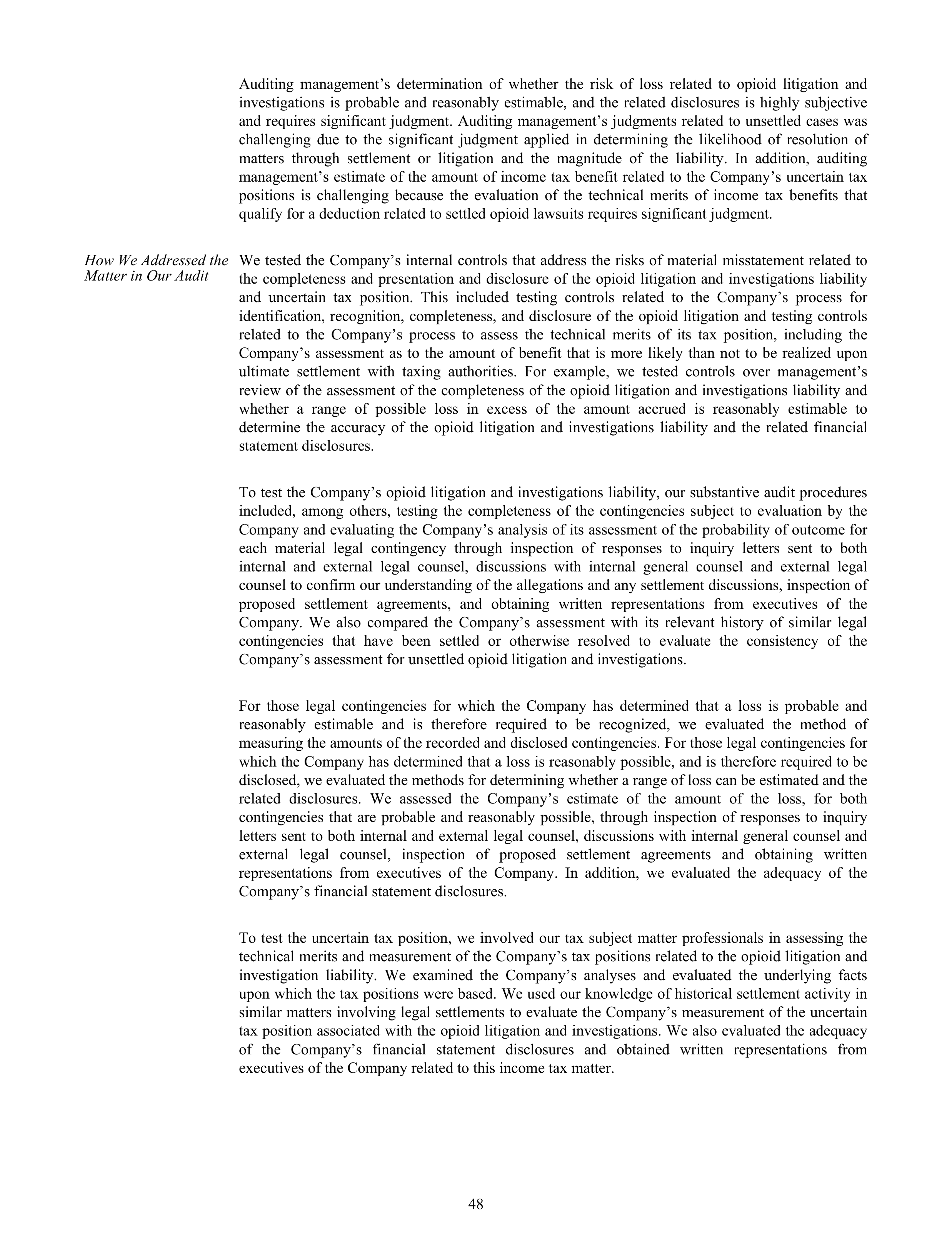 Cencora Annual Report — page 70