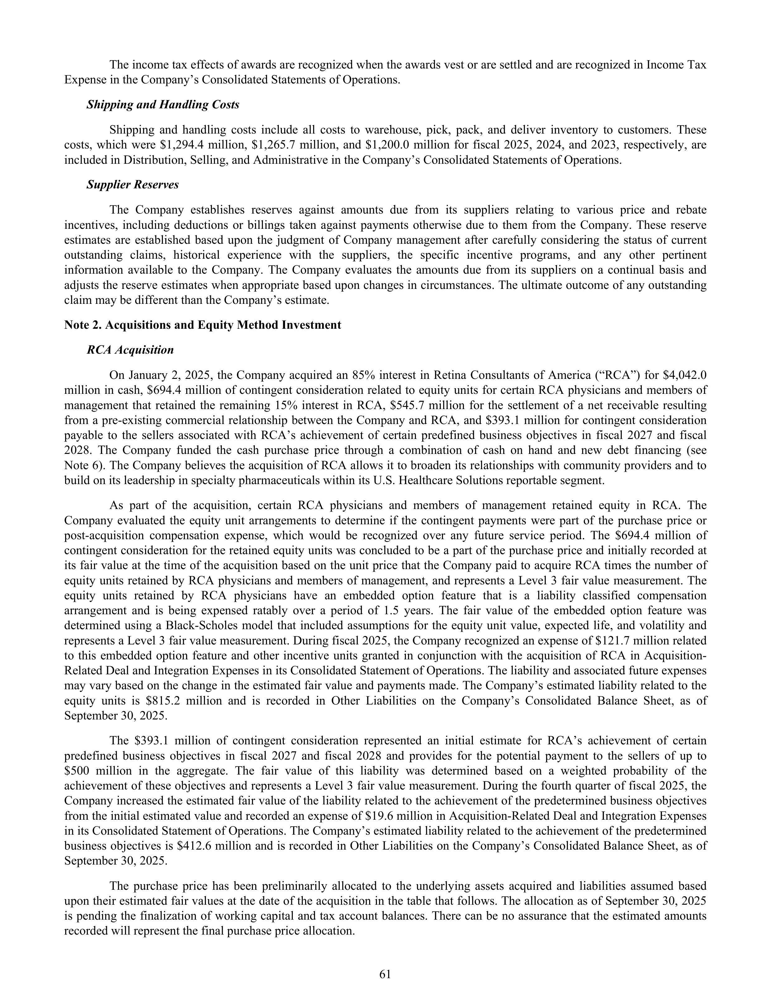 Cencora Annual Report — page 83