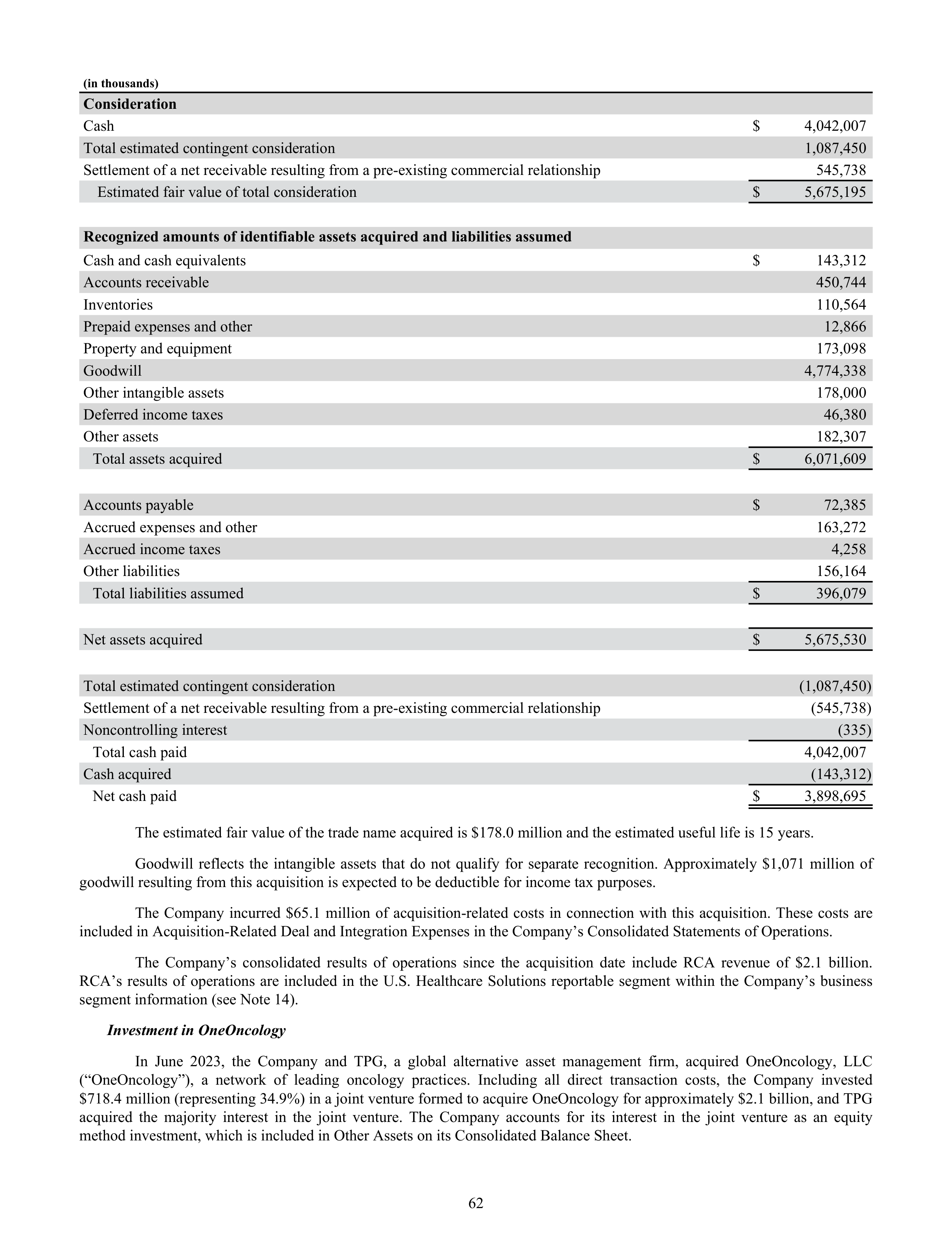 Cencora Annual Report — page 84