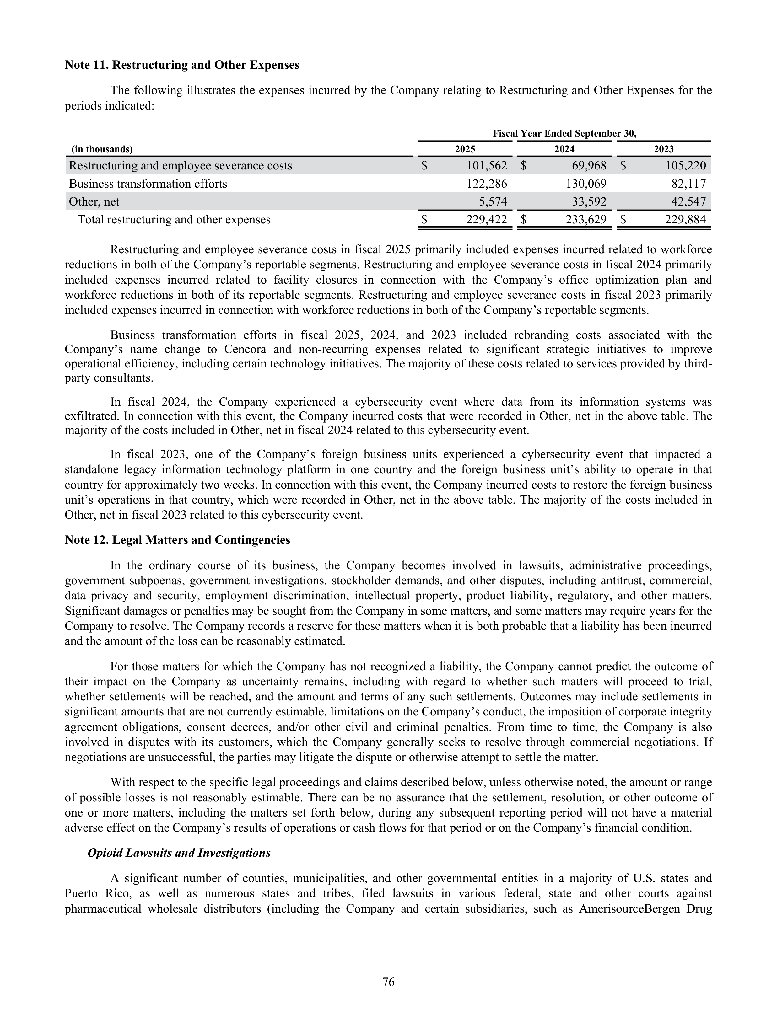 Cencora Annual Report — page 98