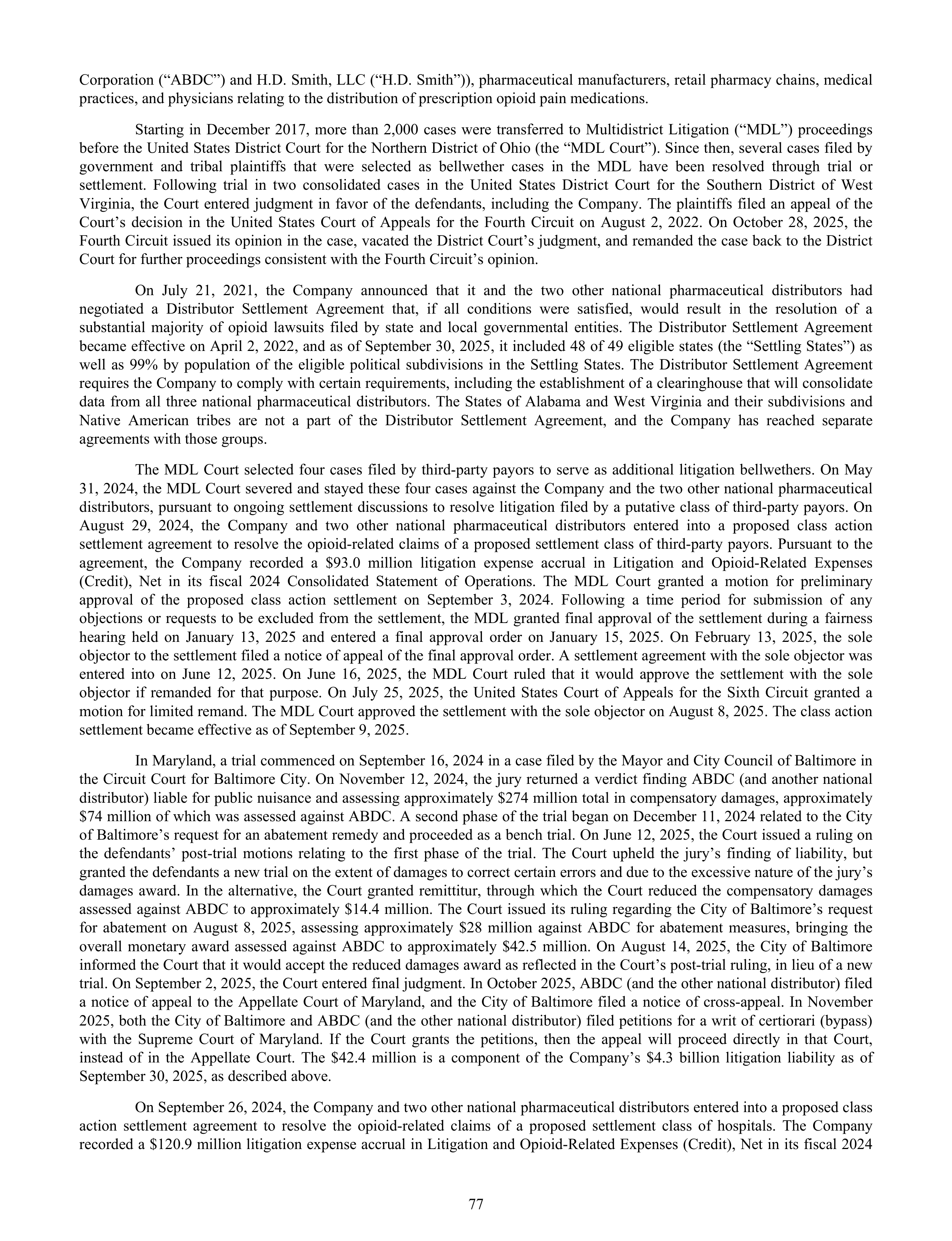 Cencora Annual Report — page 99