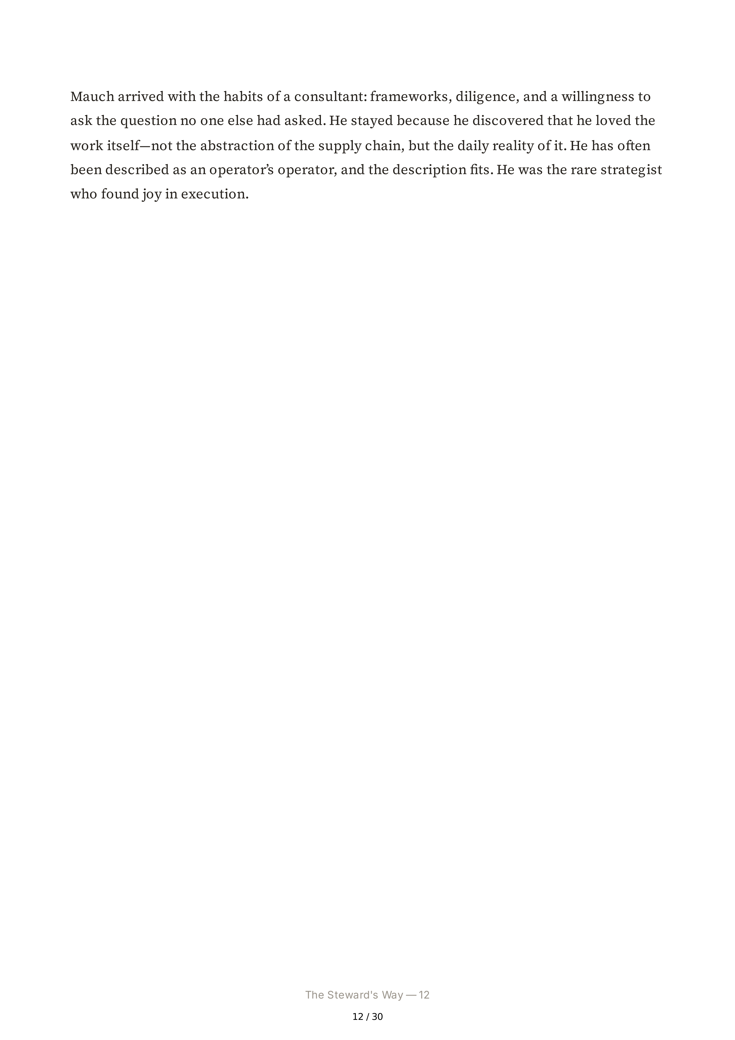 Cencora CEO Robert P. Bob Mauch Biography — page 12