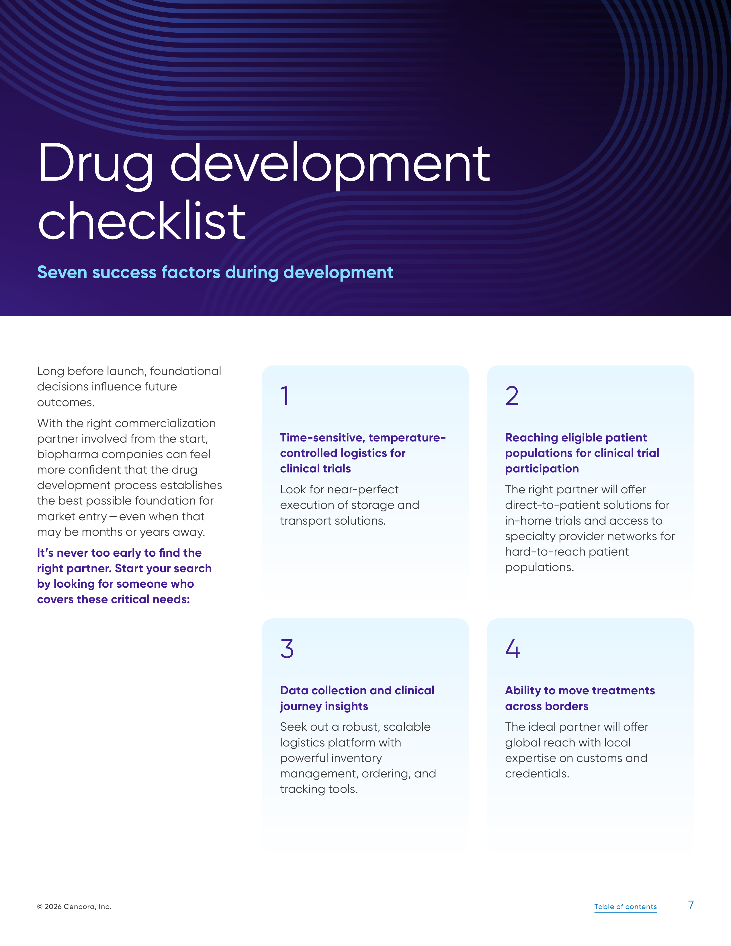 Cencora The Essential Guide to Drug Commercialization — page 7